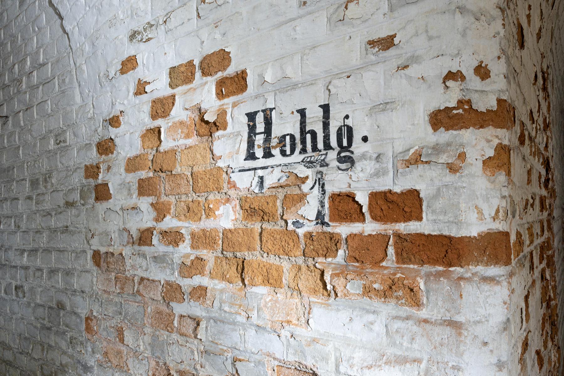 Ligne Maginot - FORT LEFEBVRE - (Divers) - Ancien lettrage allemand 'Hohlgang' - David Palmer