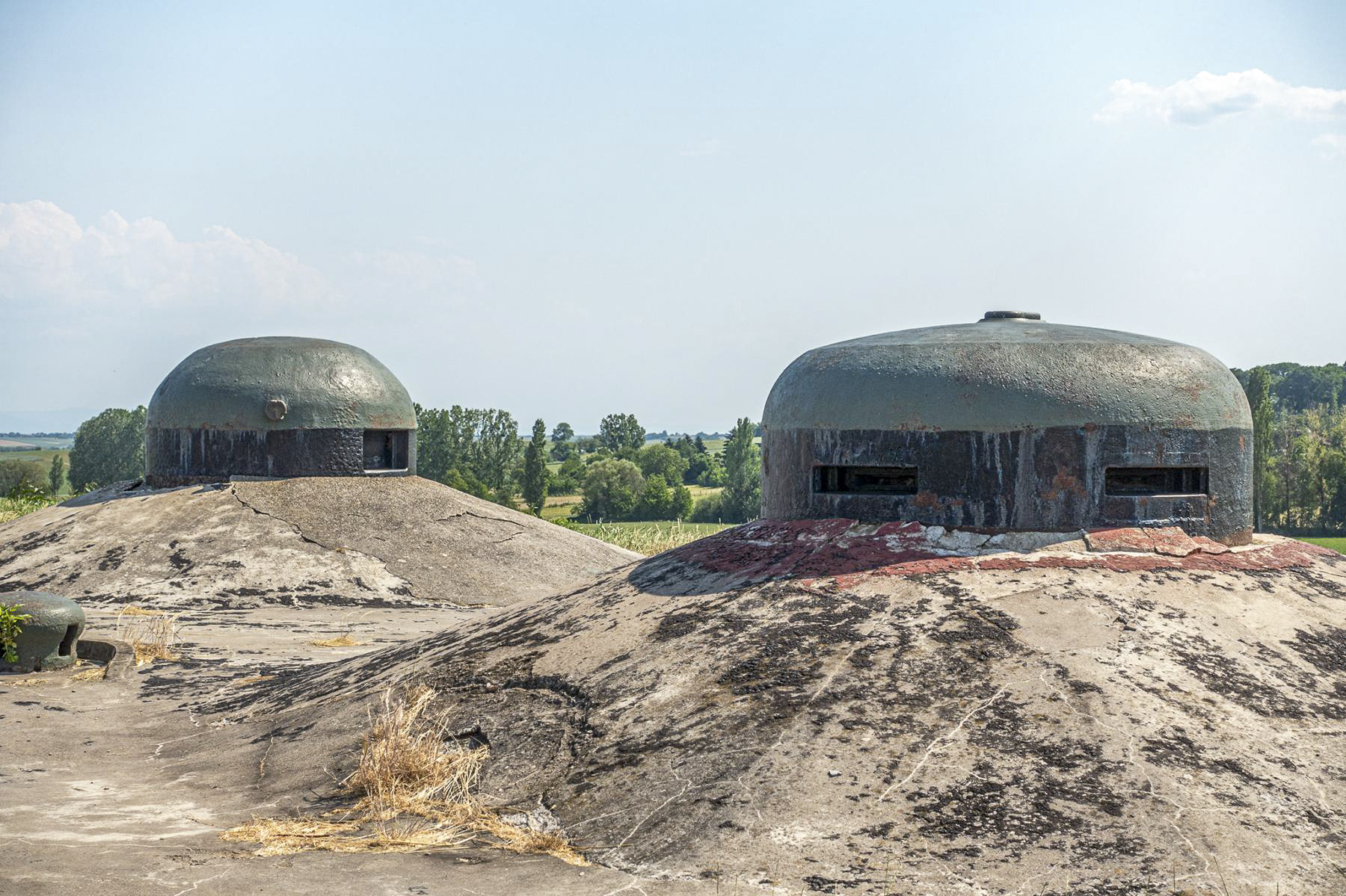Ligne Maginot - SCHOENENBOURG - (Ouvrage d'artillerie) - Bloc 4
Cloche GFM et VDP
 - David Palmer