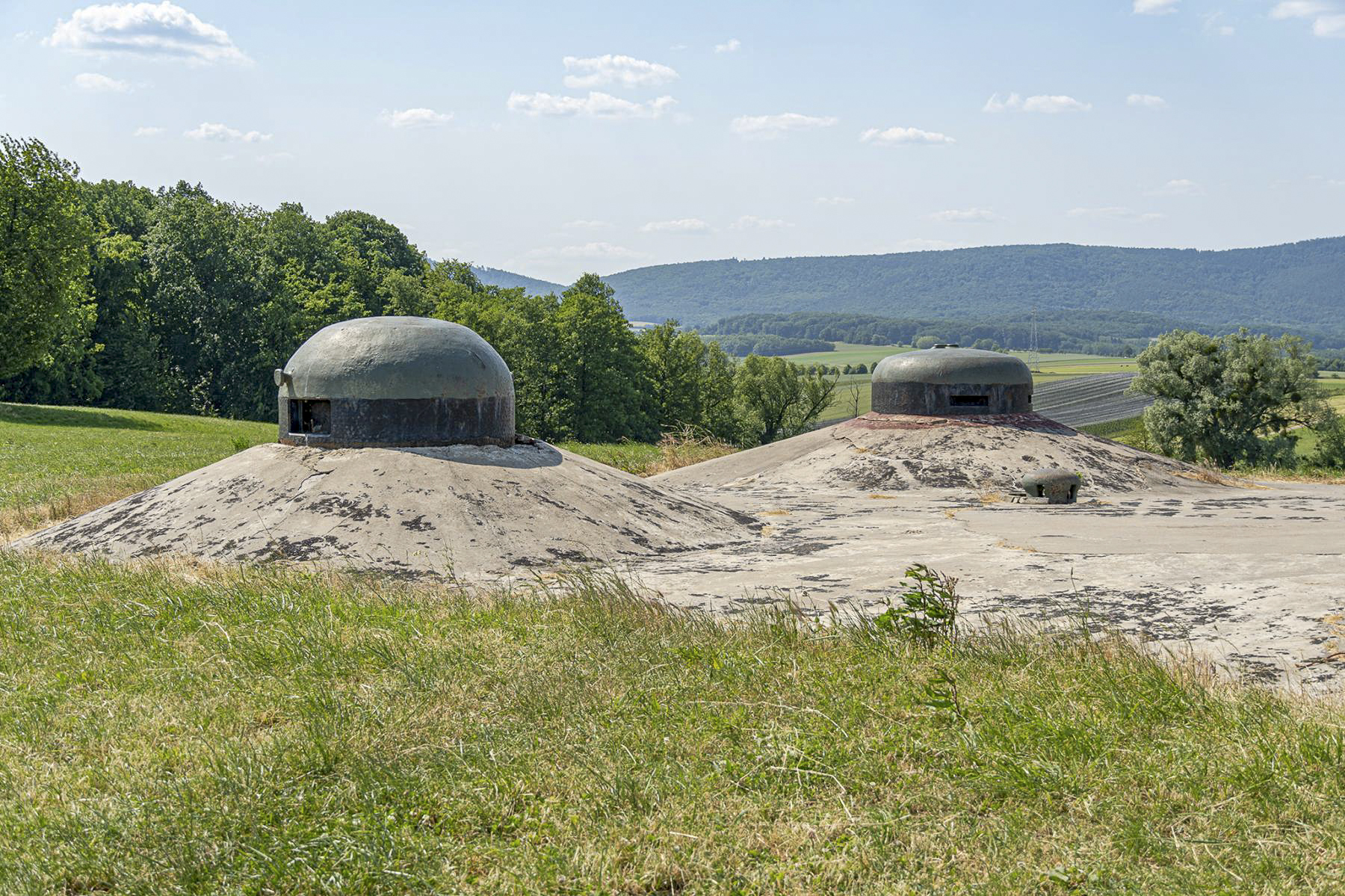 Ligne Maginot - SCHOENENBOURG - (Ouvrage d'artillerie) - Bloc 4
Cloche GFM et VDP
 - David Palmer