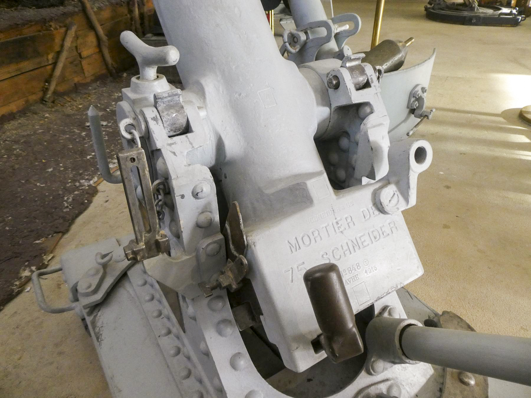 Ligne Maginot - Canon de 75 mm T Modèle 1915 - Canon de 75 mm T Mle 1915
Musée de l'artillerie de Draguignan