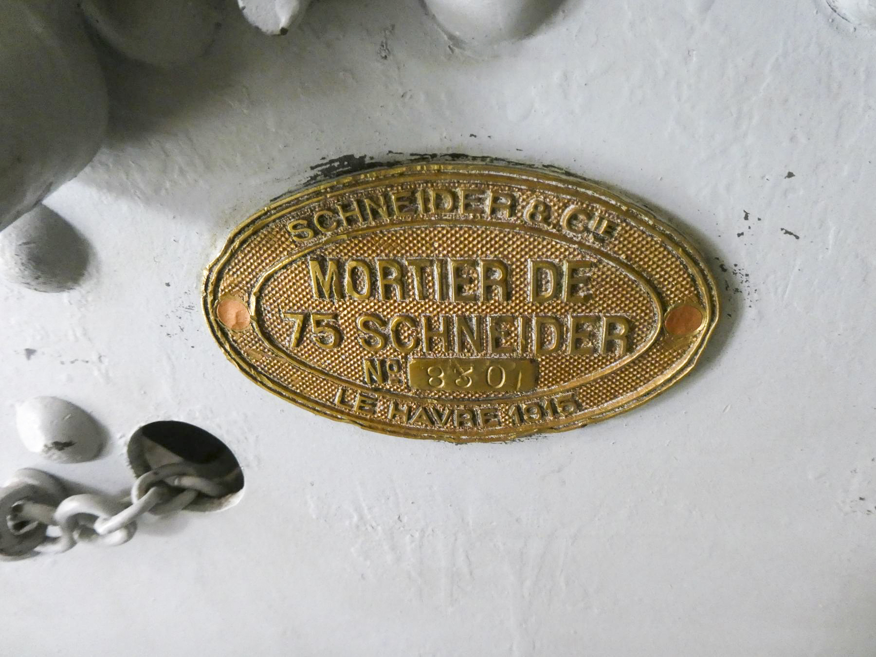 Ligne Maginot - Canon de 75 mm T Modèle 1915 - Canon de 75 mm T Mle 1915
Musée de l'artillerie de Draguignan