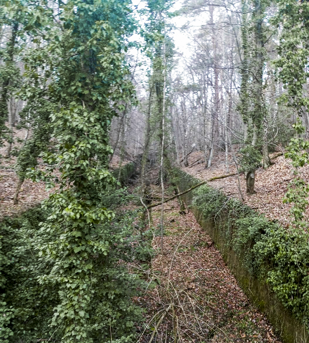 Ligne Maginot - HOCHWALD (FOSSé ANTICHAR DU) - (Obstacle antichar) - Le fossé entre la casemate C9 et C8 - HEYD Maxime