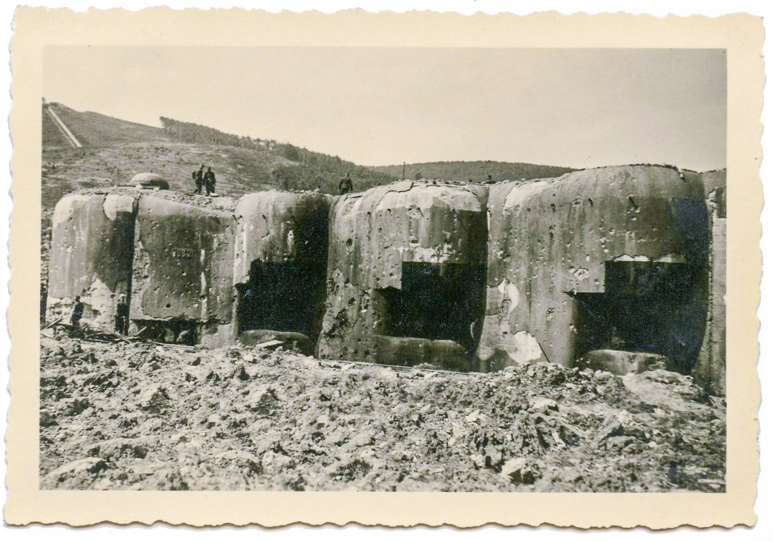 Ligne Maginot - HOCHWALD - (Ouvrage d'artillerie) - Bloc 6
Le bloc sous l'occupation