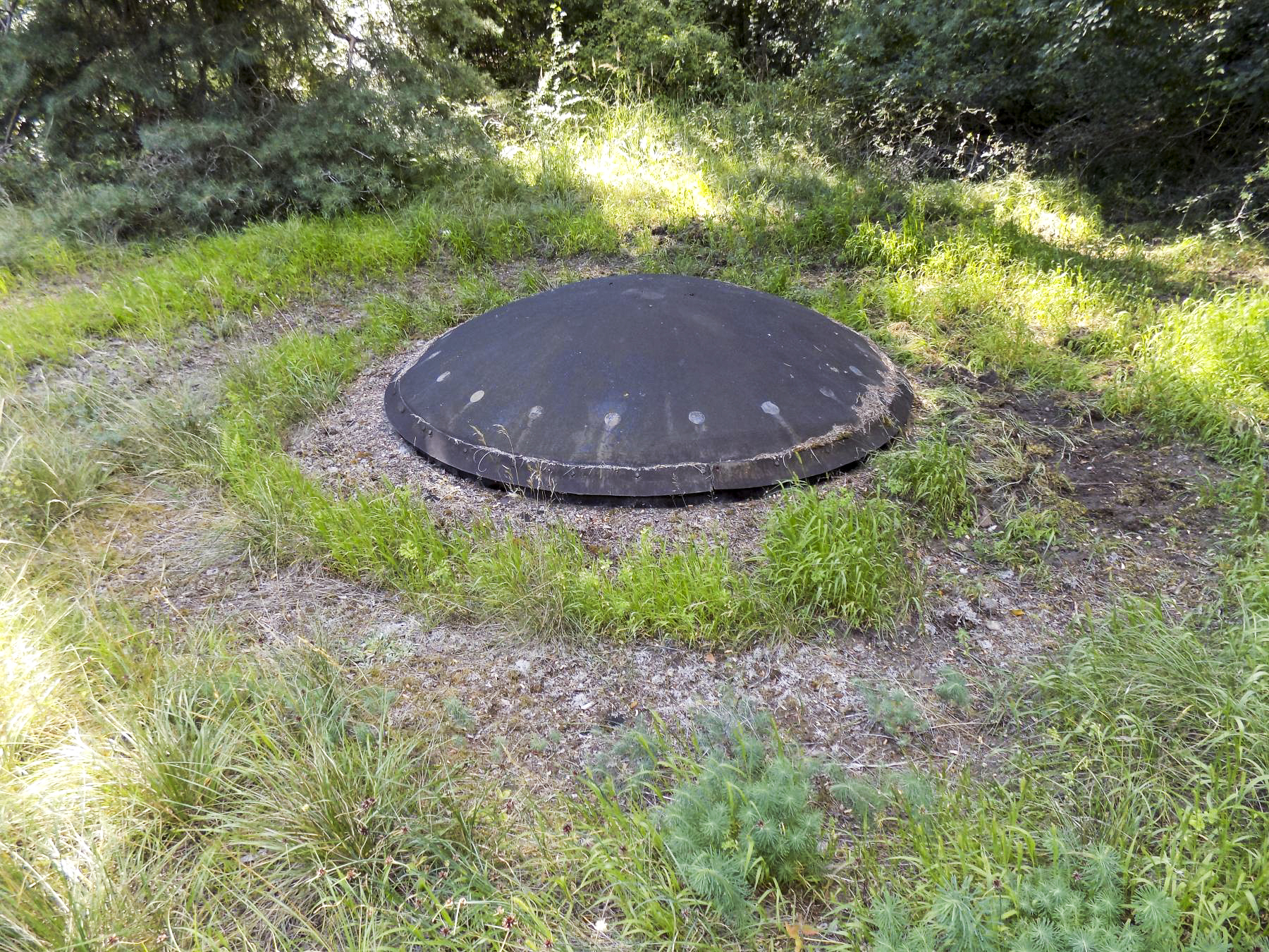 Ligne Maginot - HOCHWALD - (Ouvrage d'artillerie) - Bloc 1
Tourelle pour deux obusiers de 135mm