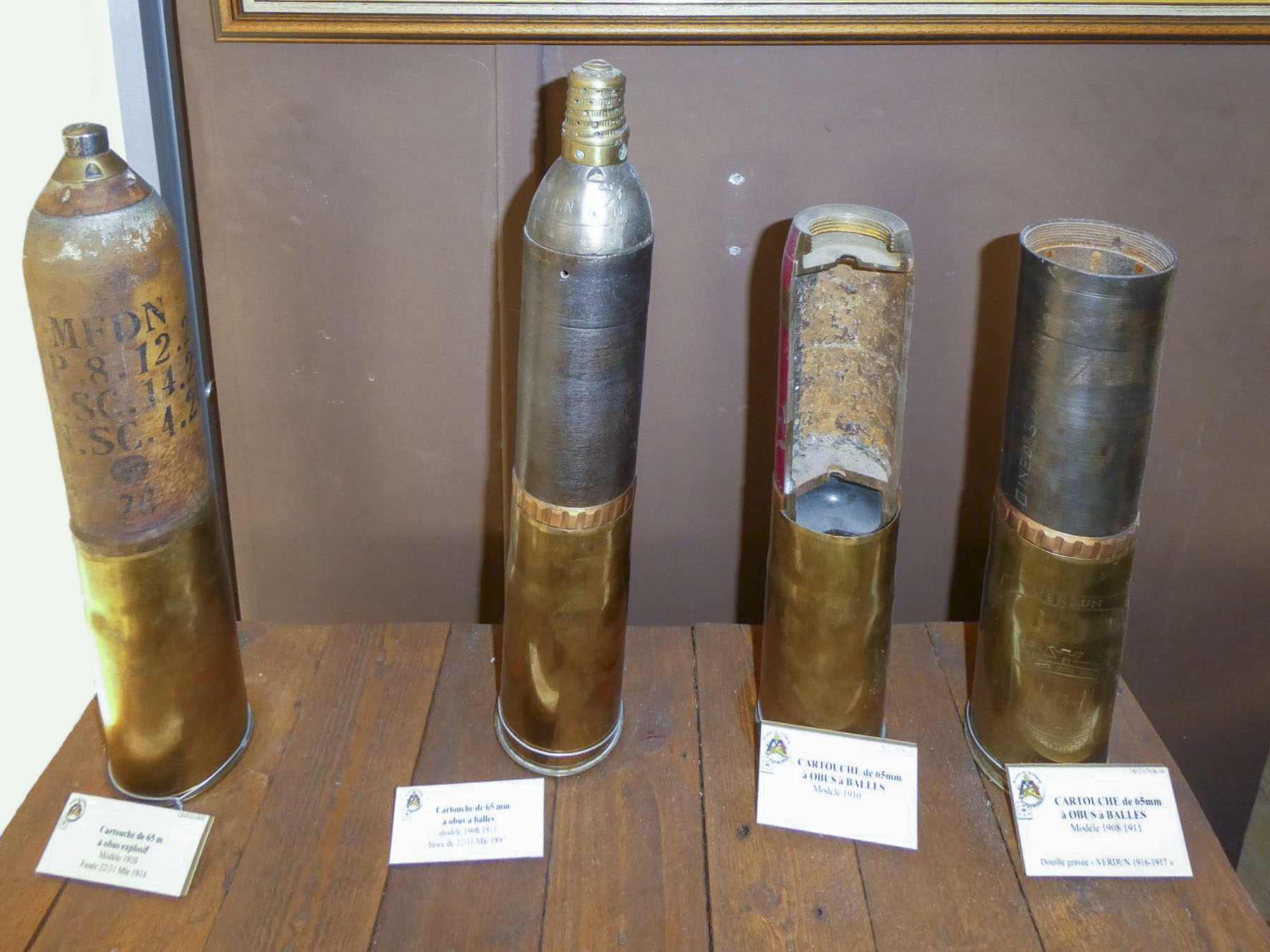 Ligne Maginot - Canon de 65 de montagne mle 1906 - Canon de 65 mm de montagne mle1906
Musée de l'artillerie de Draguignan