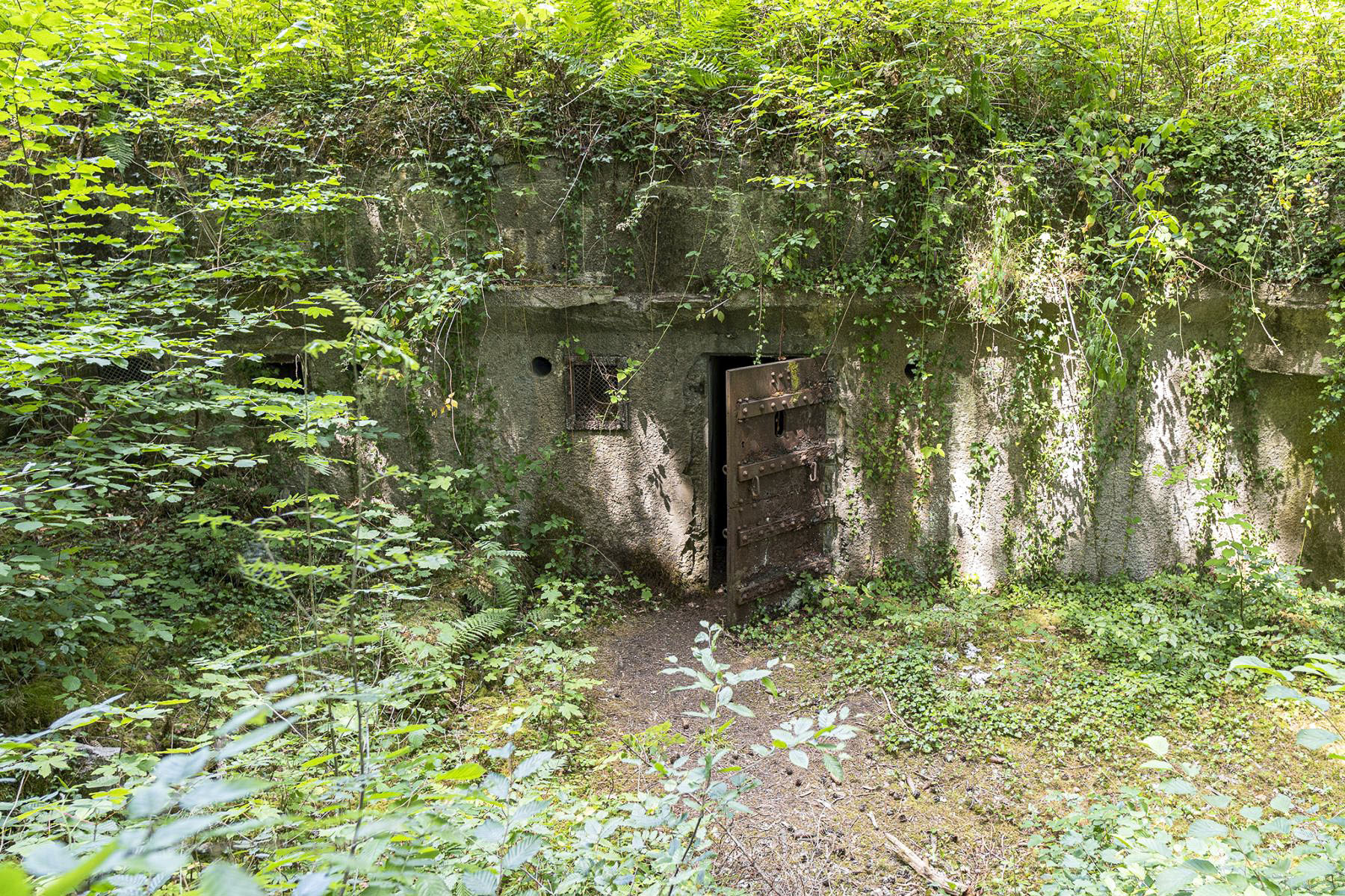 Ligne Maginot - WINDSTEIN - (Casemate d'infanterie - Double) - L'entrée de la casemate - David Palmer