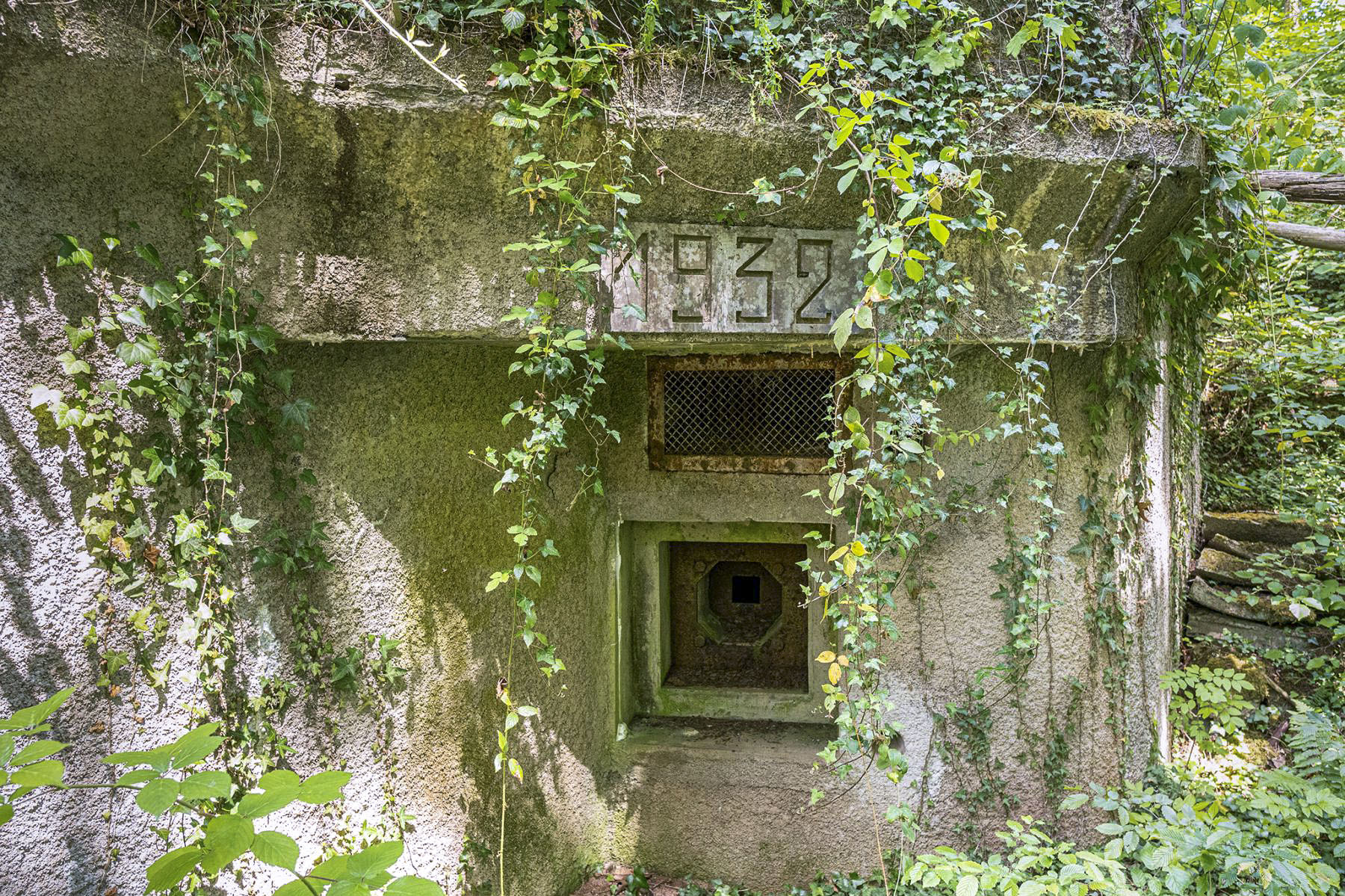 Ligne Maginot - WINDSTEIN - (Casemate d'infanterie - Double) - La caponnière FM défendant l'entrée - David Palmer