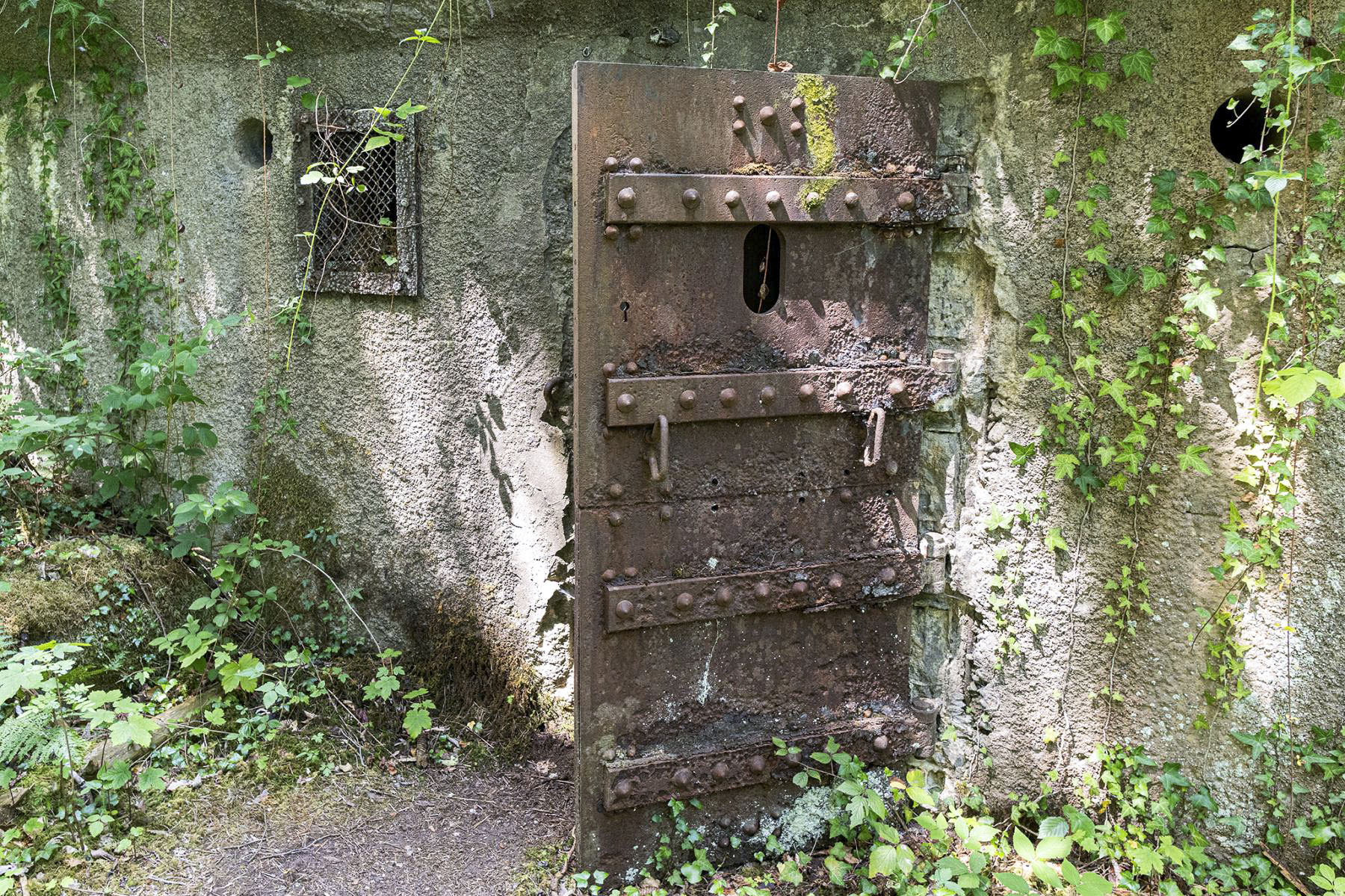 Ligne Maginot - WINDSTEIN - (Casemate d'infanterie - Double) - L'entrée de la casemate - David Palmer