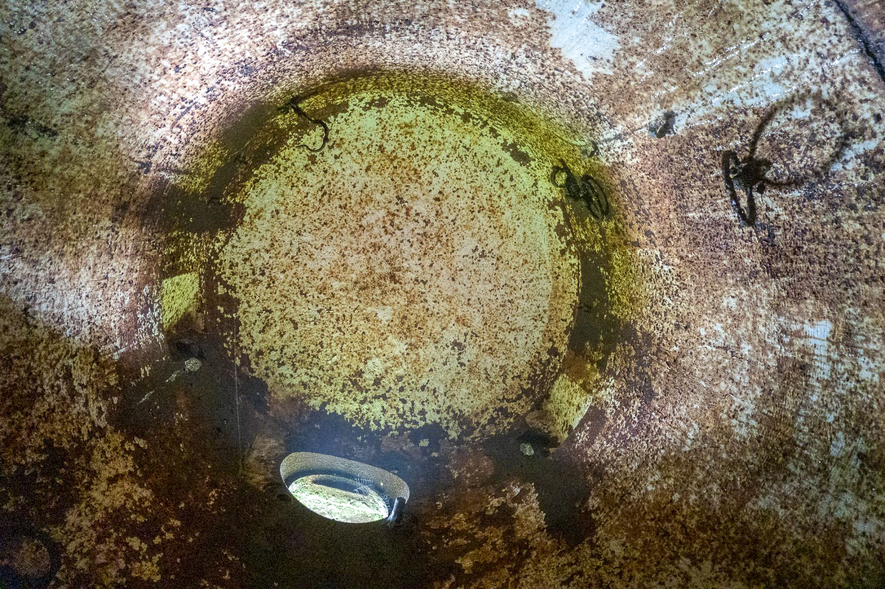 Ligne Maginot - WINDSTEIN - (Casemate d'infanterie - Double) - Dans une des cloches JM - Michel Teiten