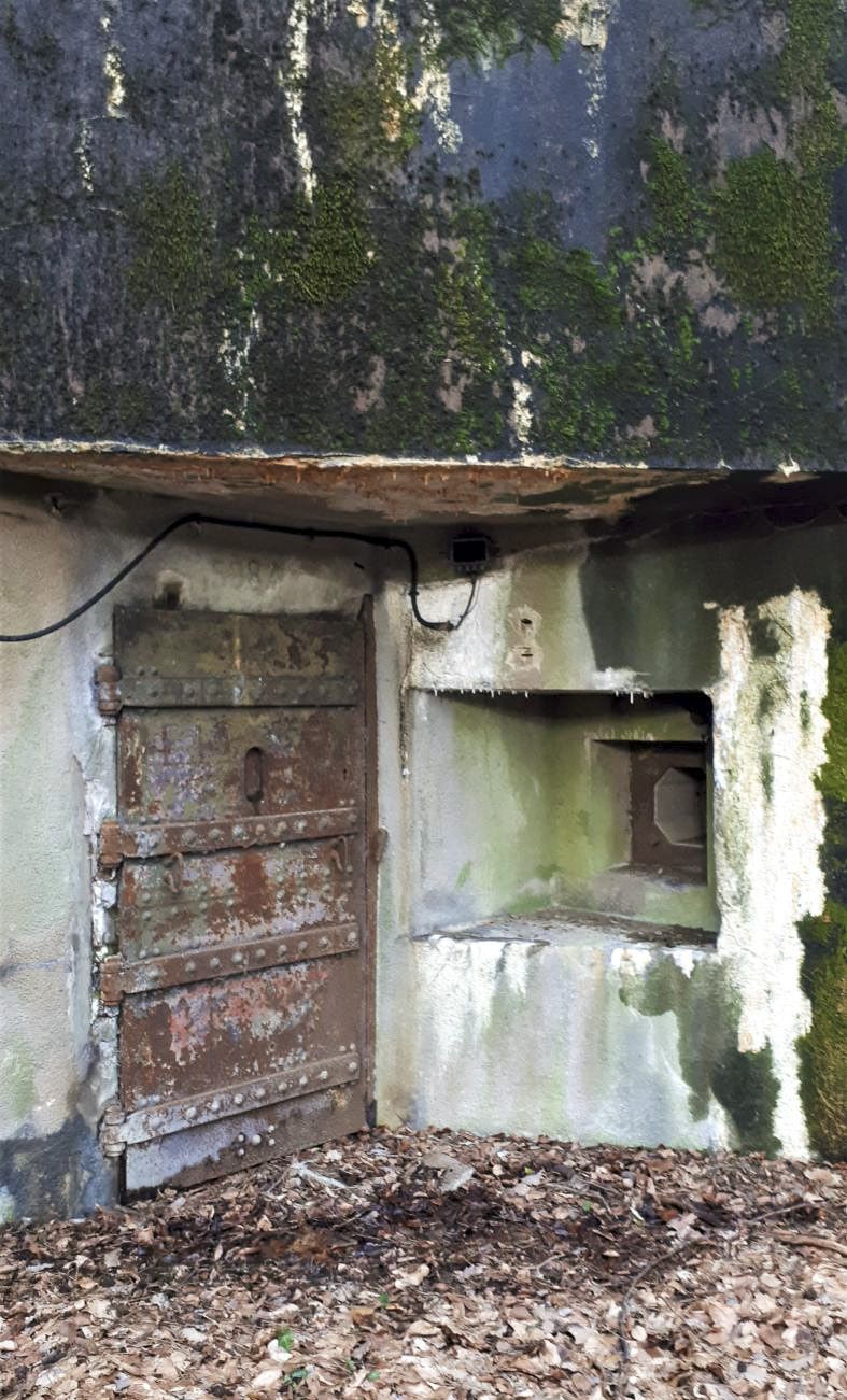 Ligne Maginot - WALKMUHL - (Abri) - Entrée Ouest 
Entrée et créneau FM - Gregory Fuchs