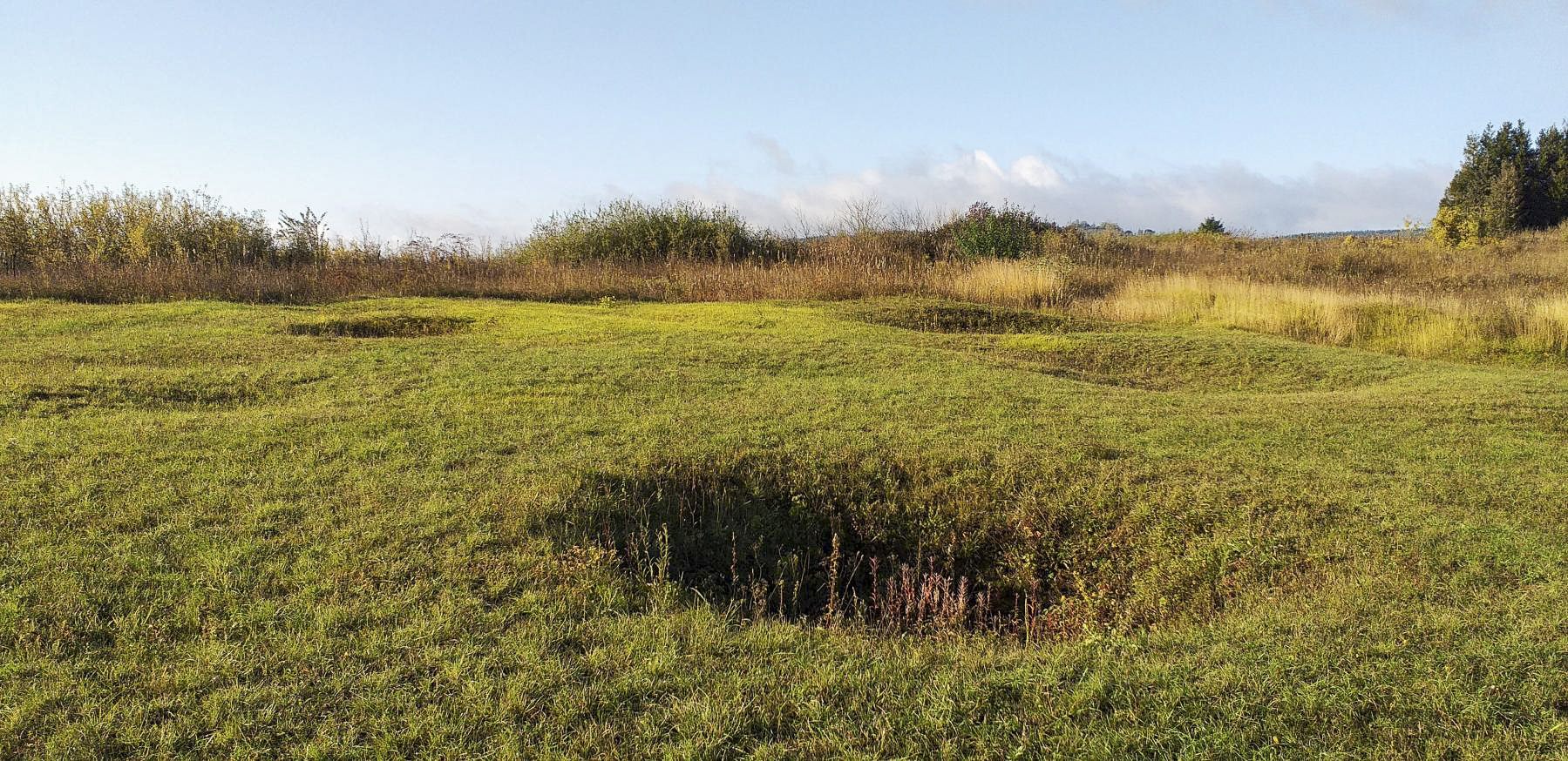 Ligne Maginot - LA FERTE - (Ouvrage d'infanterie) - Le terrain bouleversé par les bombardements autour du bloc 2  - Gregory Fuchs