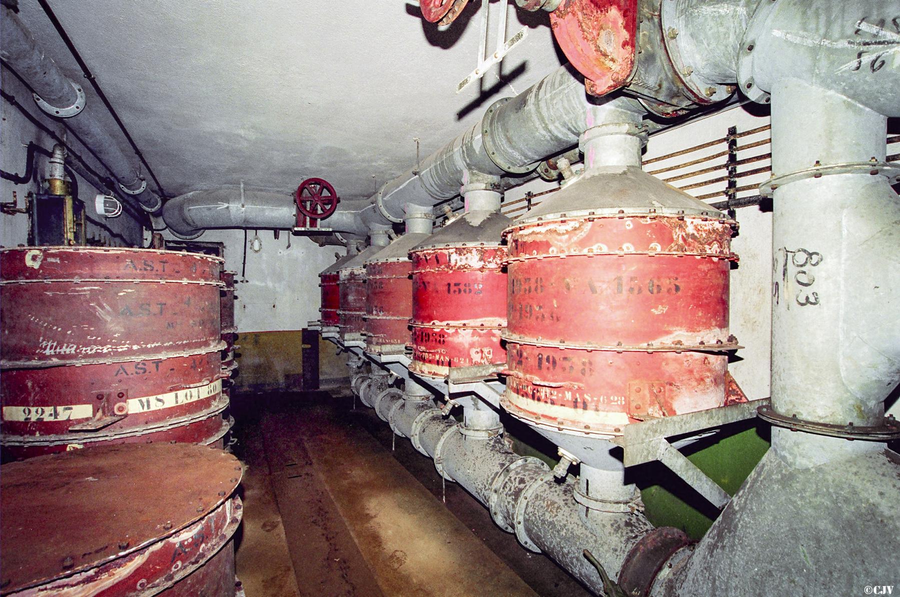 Ligne Maginot - LA FERTE - (Ouvrage d'infanterie) - Bloc 2
Salle des filtres