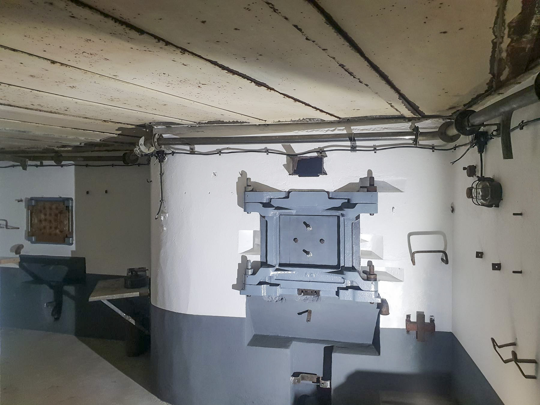 Ligne Maginot - 22/3 - GERSTHEIM - (Casemate d'infanterie - Double) - Chambre de tir sud
L'avancement des travaux - Gael Jego