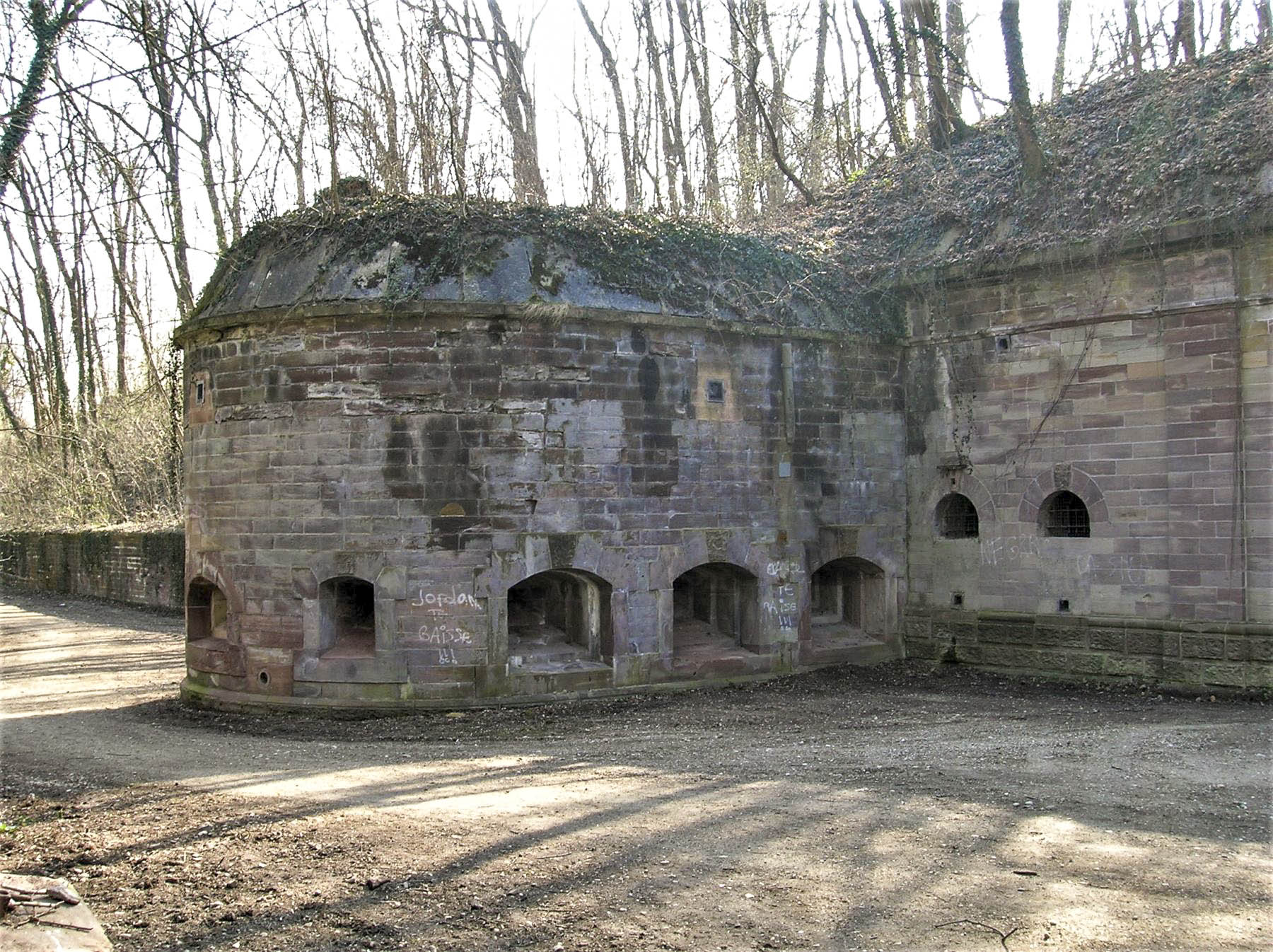 Ligne Maginot - JOFFRE-LEFEBVRE - (Position d'artillerie préparée) - Caponnière du front de gorge