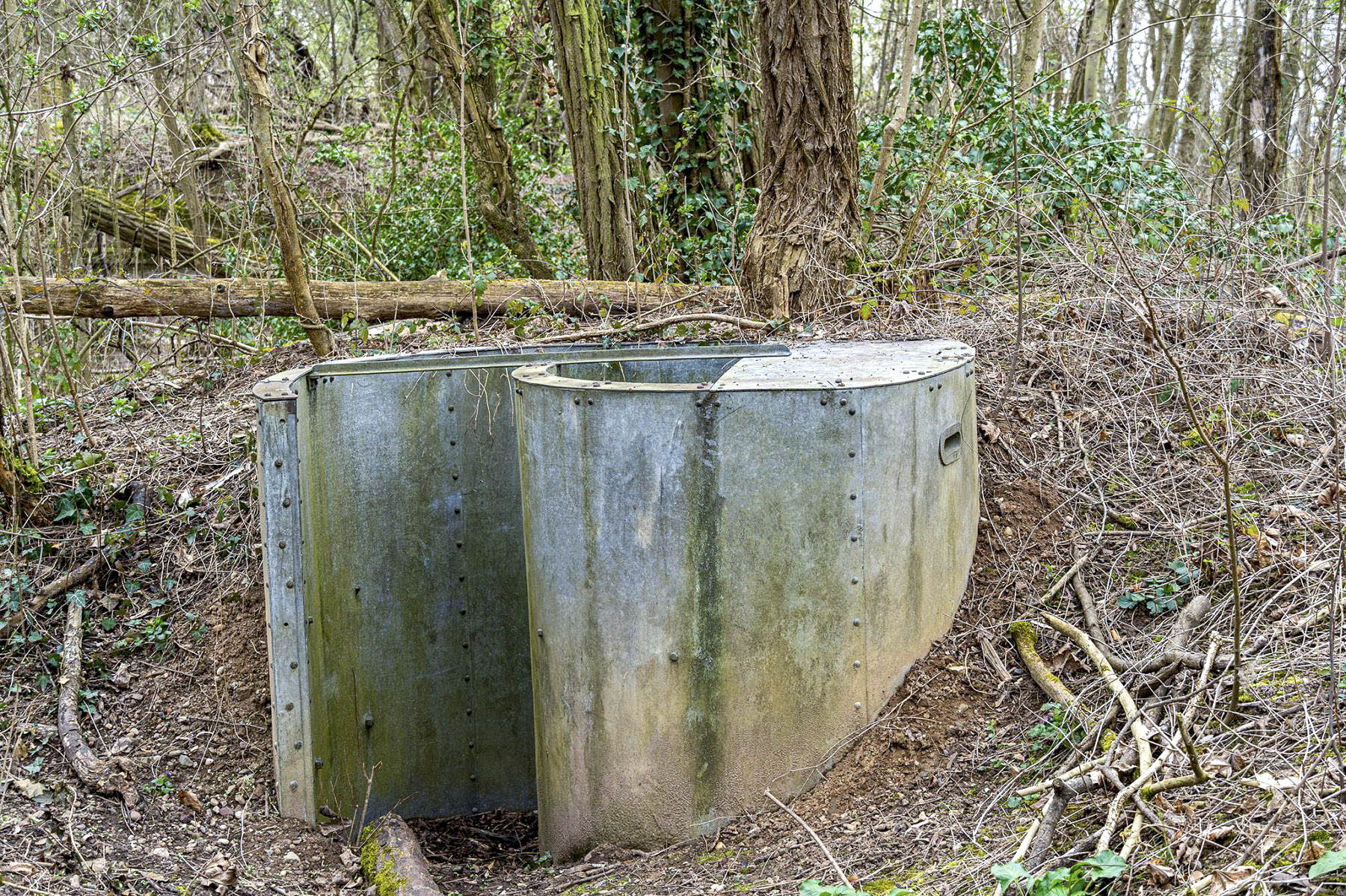Ligne Maginot - JOFFRE-LEFEBVRE - (Position d'artillerie préparée) - Guérite escargot sur le saillant de gorge droit - David Palmer