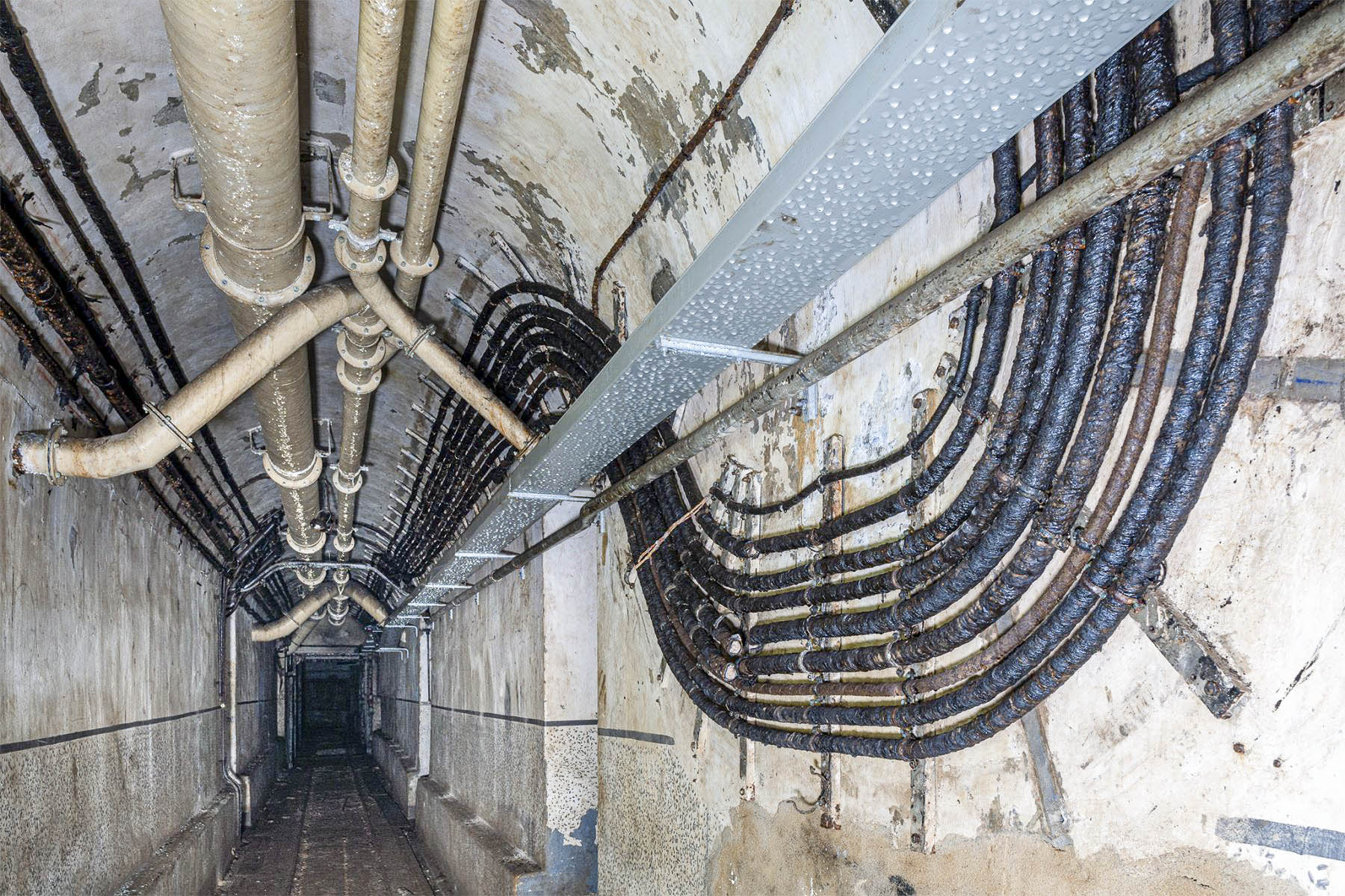 Ligne Maginot - MOLVANGE - A9 - (Ouvrage d'artillerie) - Galerie entre le bloc 2 et le PC - David Palmer