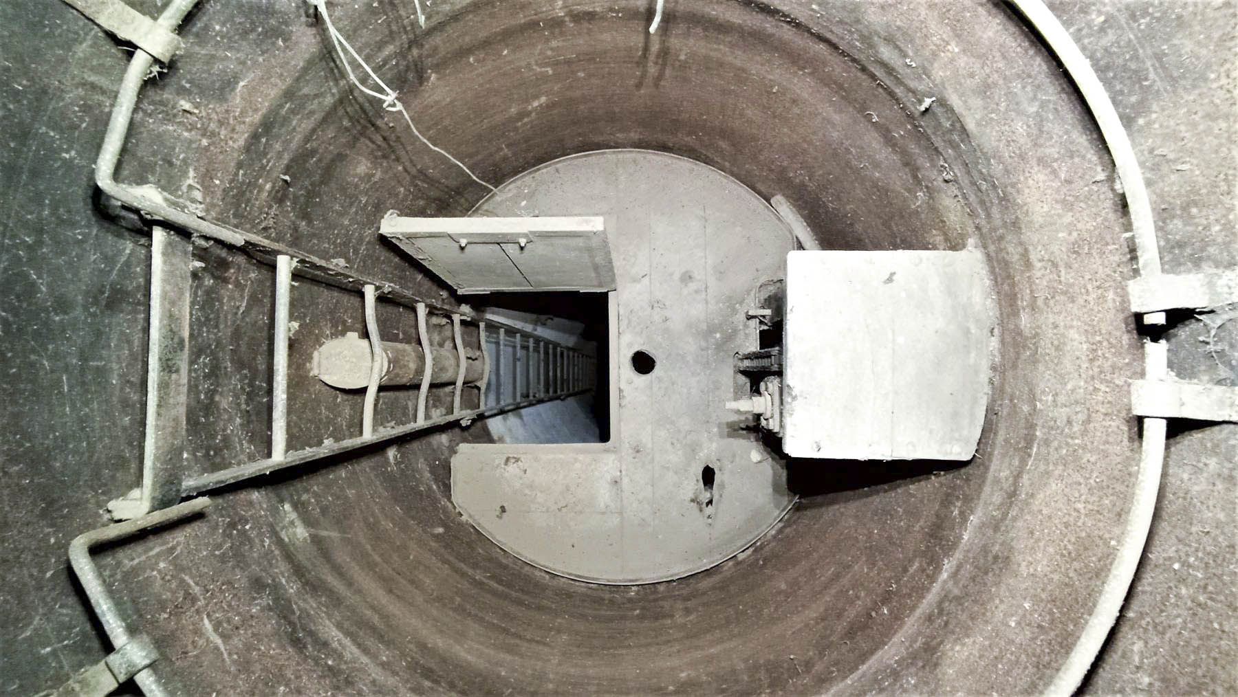 Ligne Maginot - HOFFEN - (Abri) - Vue de dessus du plancher mobile