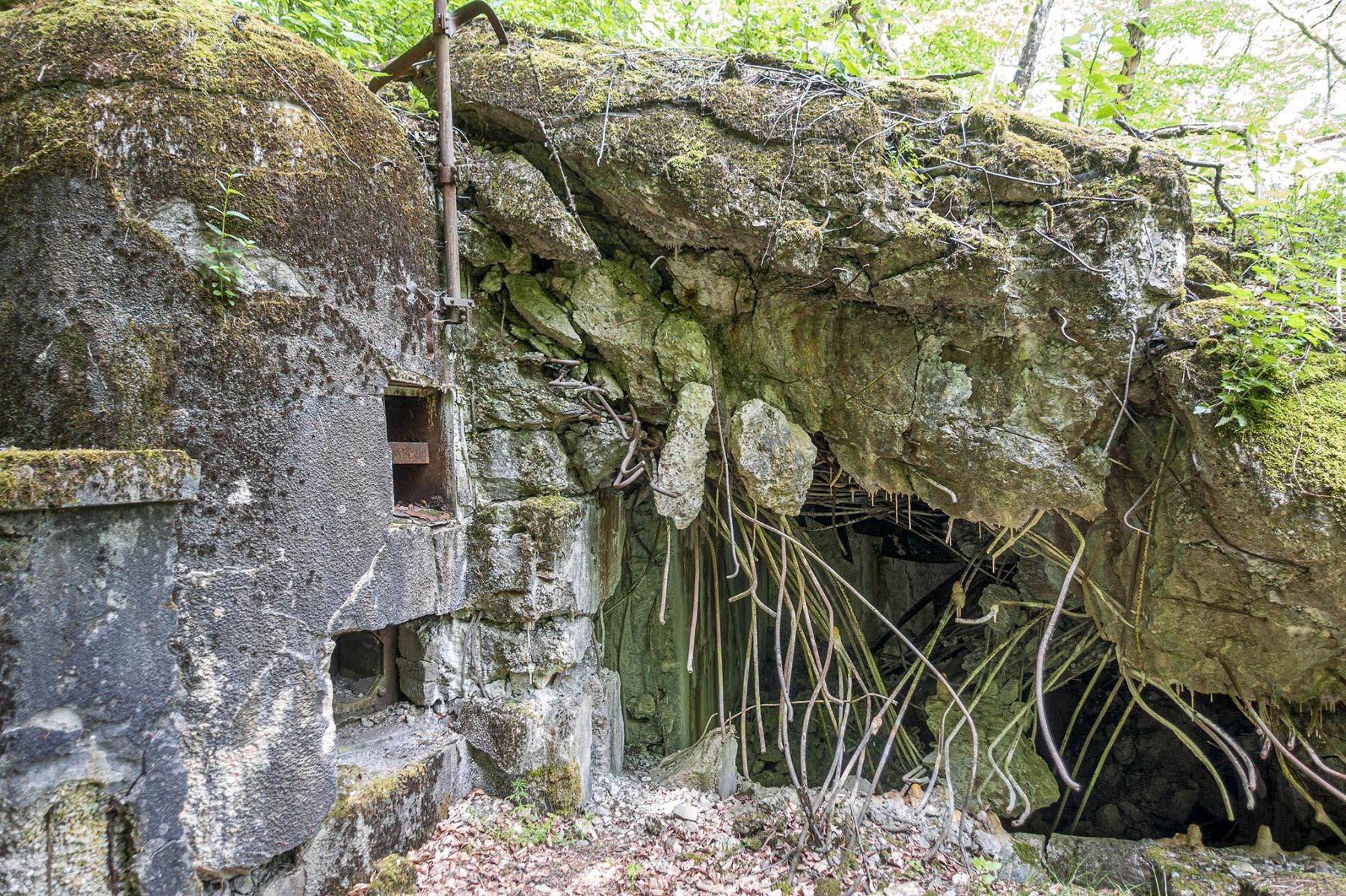 Ligne Maginot - HOCHWALD C6 - (Casemate d'infanterie - Double) - Façade de l'entrée - David Palmer