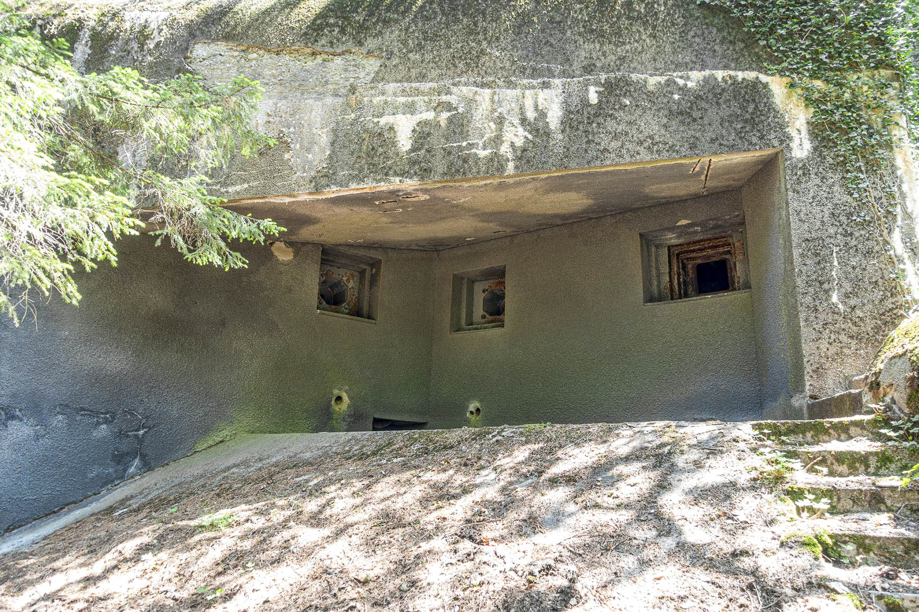 Ligne Maginot - HOCHWALD C3 - (Casemate d'infanterie - Double) - La chambre de tir haute - David Palmer