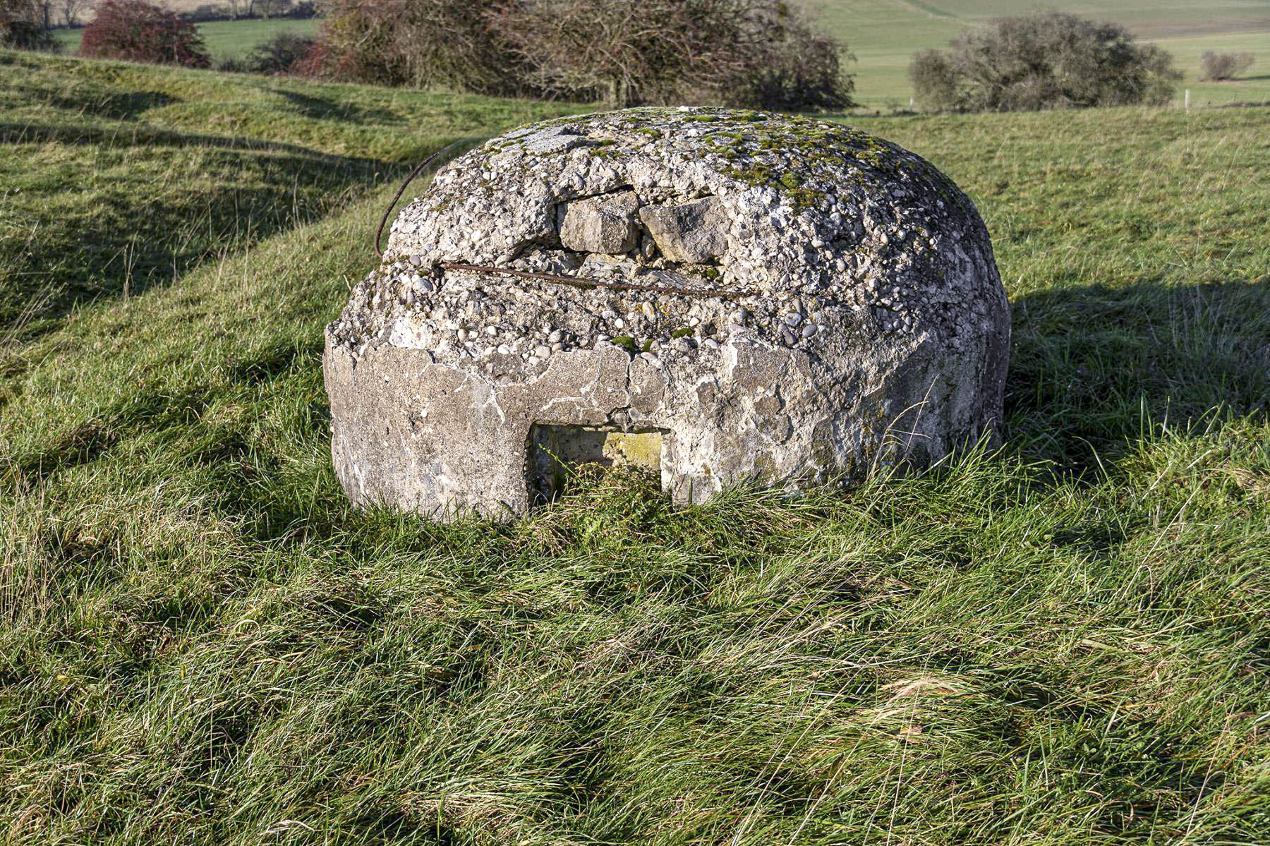 Ligne Maginot - HAUT POIRIER - (Ouvrage d'infanterie) - Bloc 1
Cloche factice en béton - David Palmer