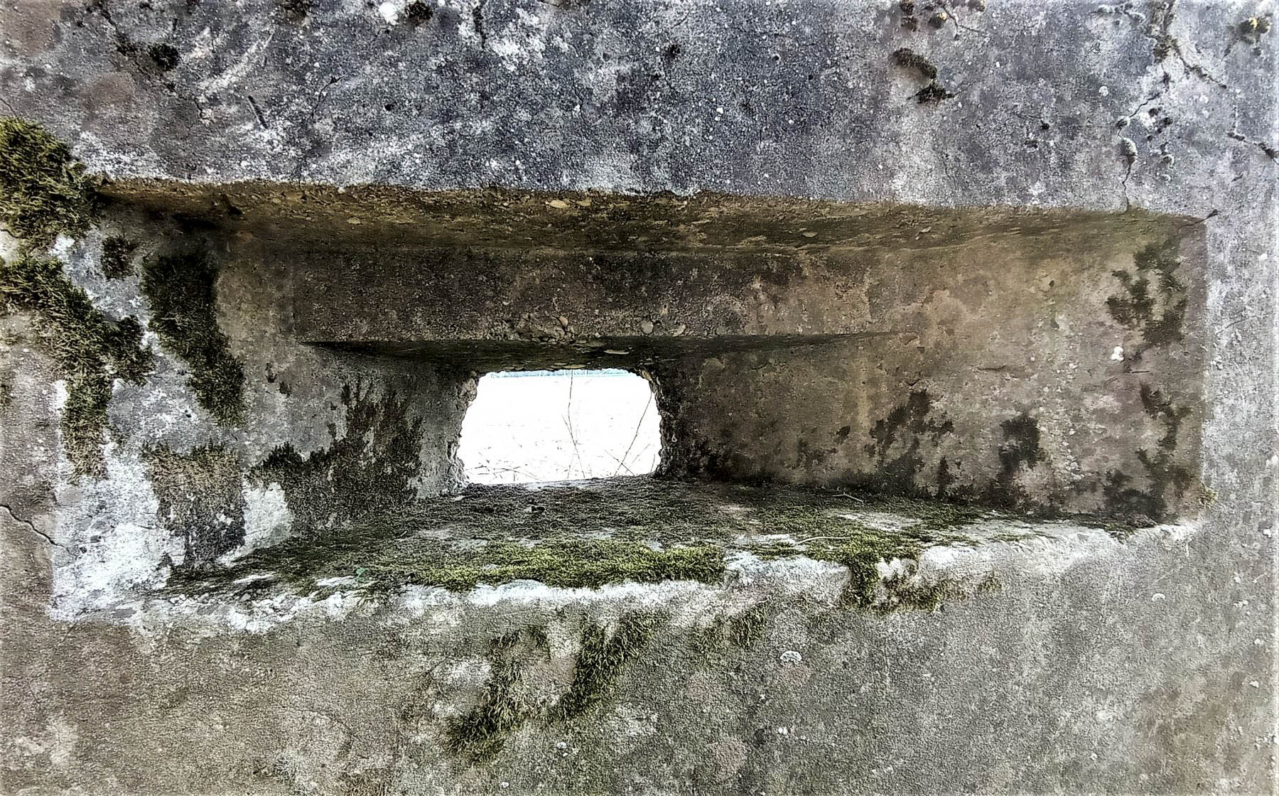 Ligne Maginot - KIRCHGRUBE NORD - (Blockhaus pour arme infanterie) - Détail d'un créneau de défense rapprochée  - Baptiste GAUDIN