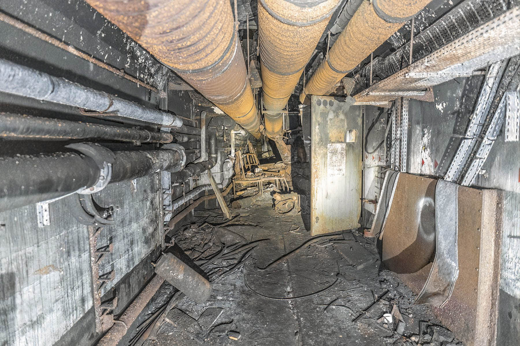 Ligne Maginot - ROCHONVILLERS - A8 - (Ouvrage d'artillerie) - Galerie entre la caserne et l'usine - David Palmer