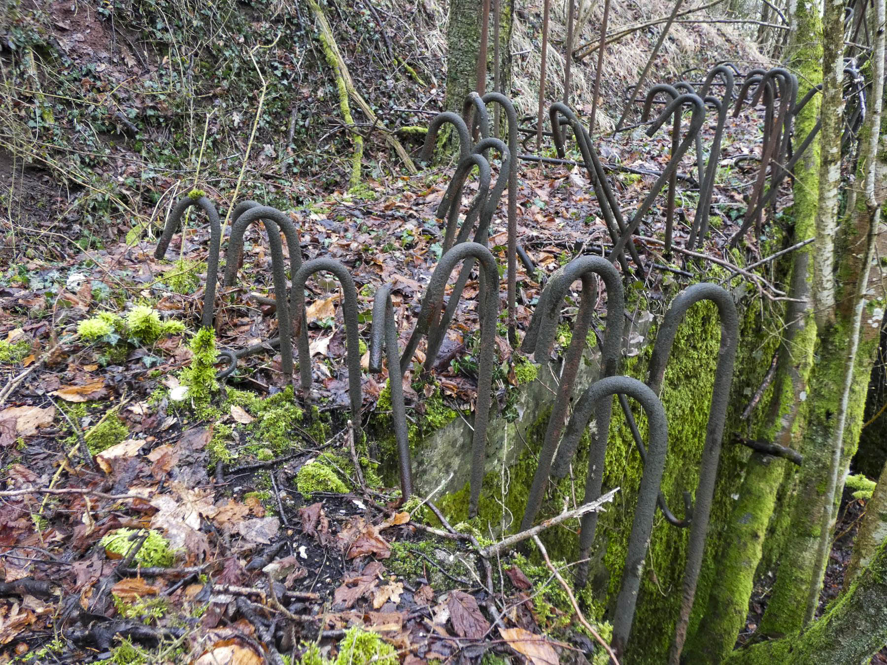 Ligne Maginot - BB320 - (Blockhaus pour canon) - Le ferraillage du blockhaus. - STENGER Mathieu