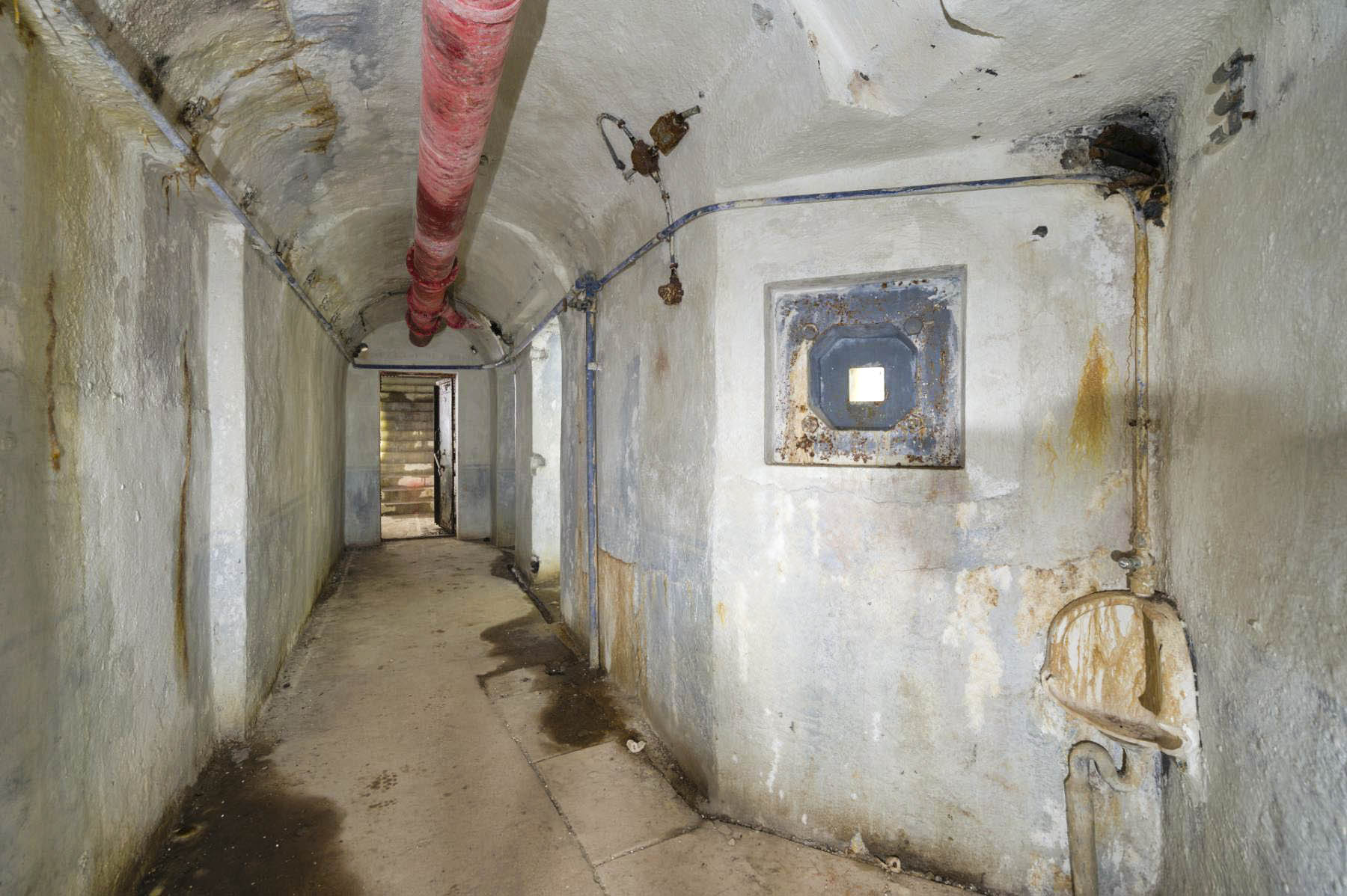 Ligne Maginot - RIMPLAS (RS) - (Ouvrage d'artillerie) - Galerie d'accès au bloc 3 et blockhaus de défense intérieur du bloc 2 - duomaxw