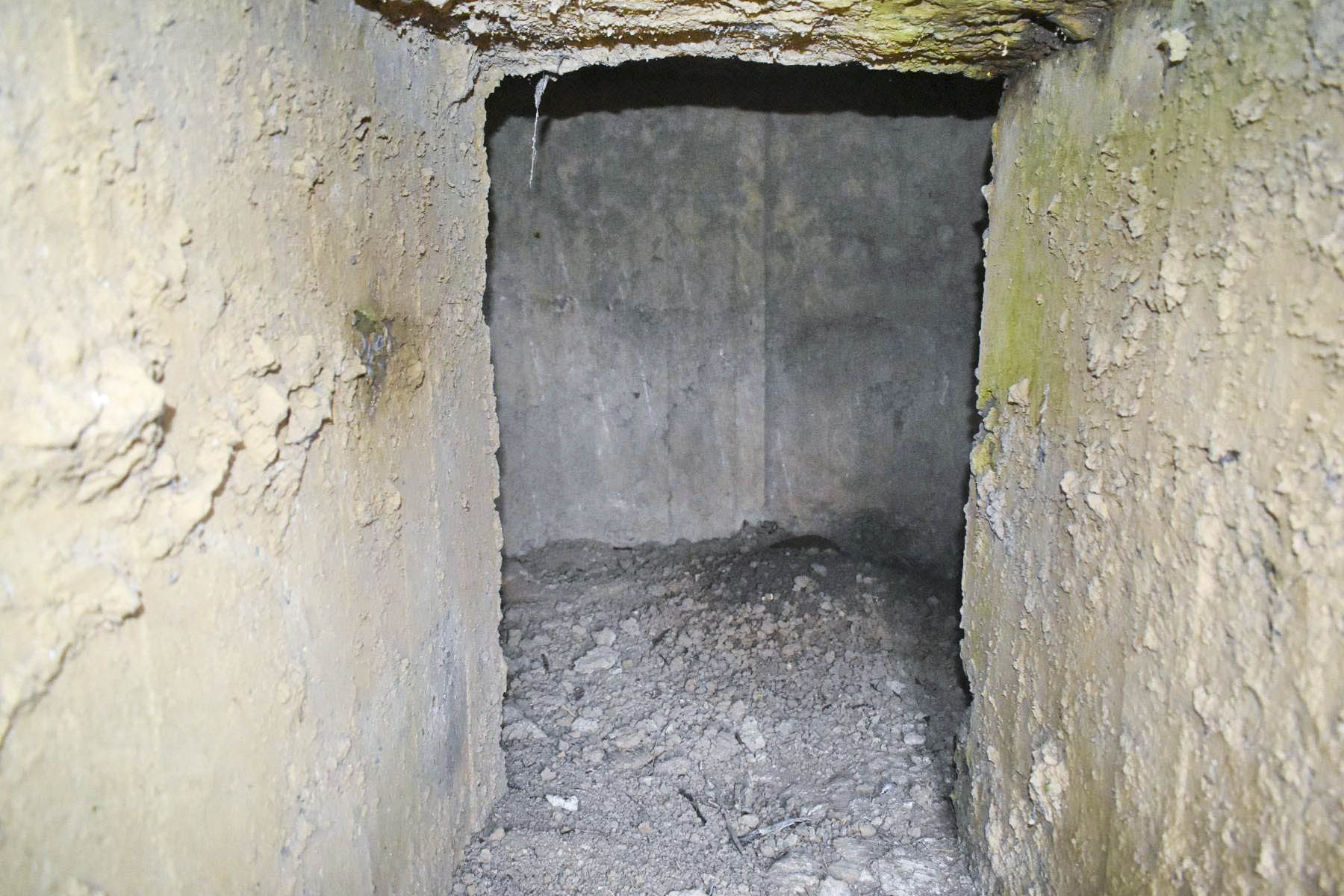 Ligne Maginot - T832 - FOLGENSBOURG SUD - (Cuve pour arme d'infanterie) - Le couloir et l'intérieur.  - Daniel Froehly