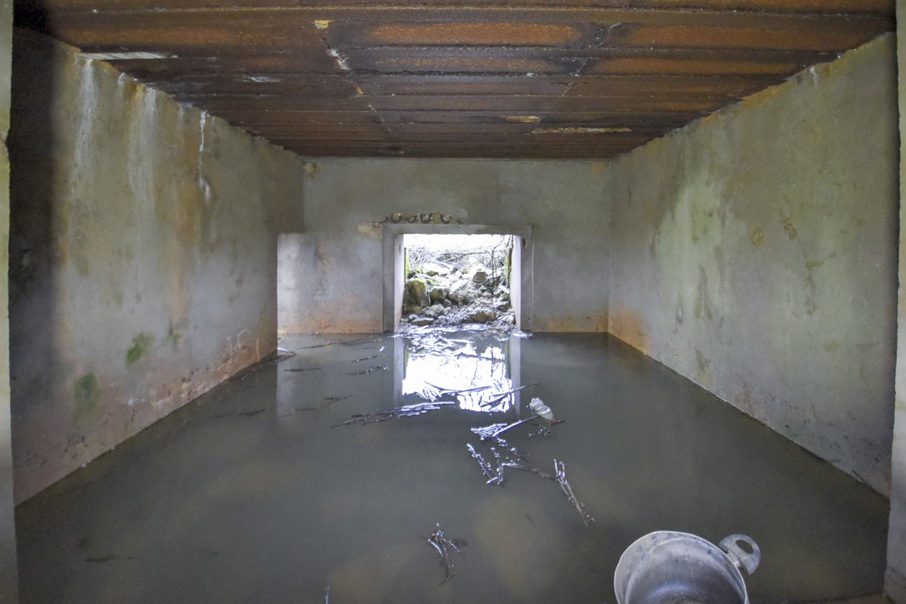 Ligne Maginot - DB123 - CROIX D'AUDUN NORD - (Blockhaus pour canon) - L'intérieur - Ludovic KNAPP