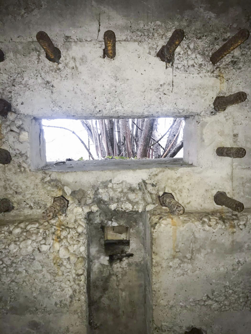 Ligne Maginot - MITTELGRUND - (Blockhaus pour arme infanterie) - Créneau mitrailleuse