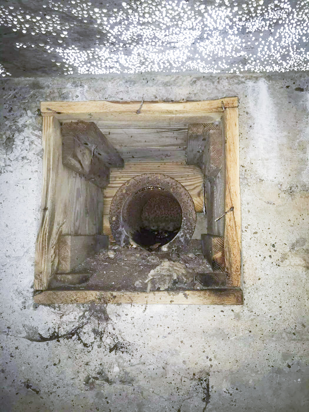 Ligne Maginot - MITTELGRUND - (Blockhaus pour arme infanterie) - L’aération encore coffrée