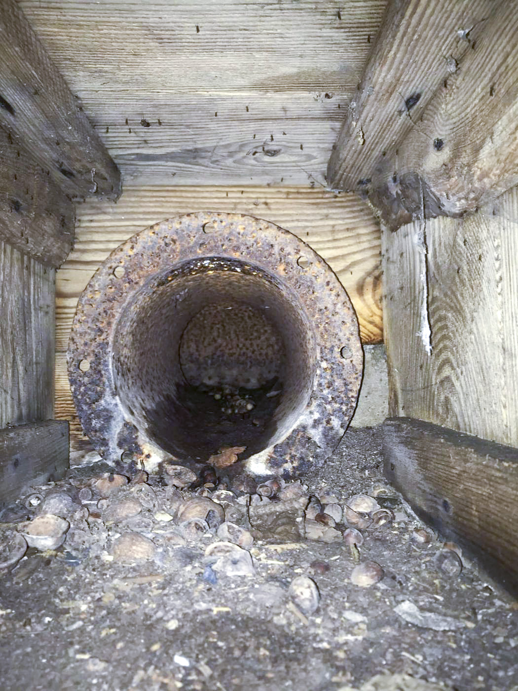 Ligne Maginot - MITTELGRUND - (Blockhaus pour arme infanterie) - L’aération encore coffrée