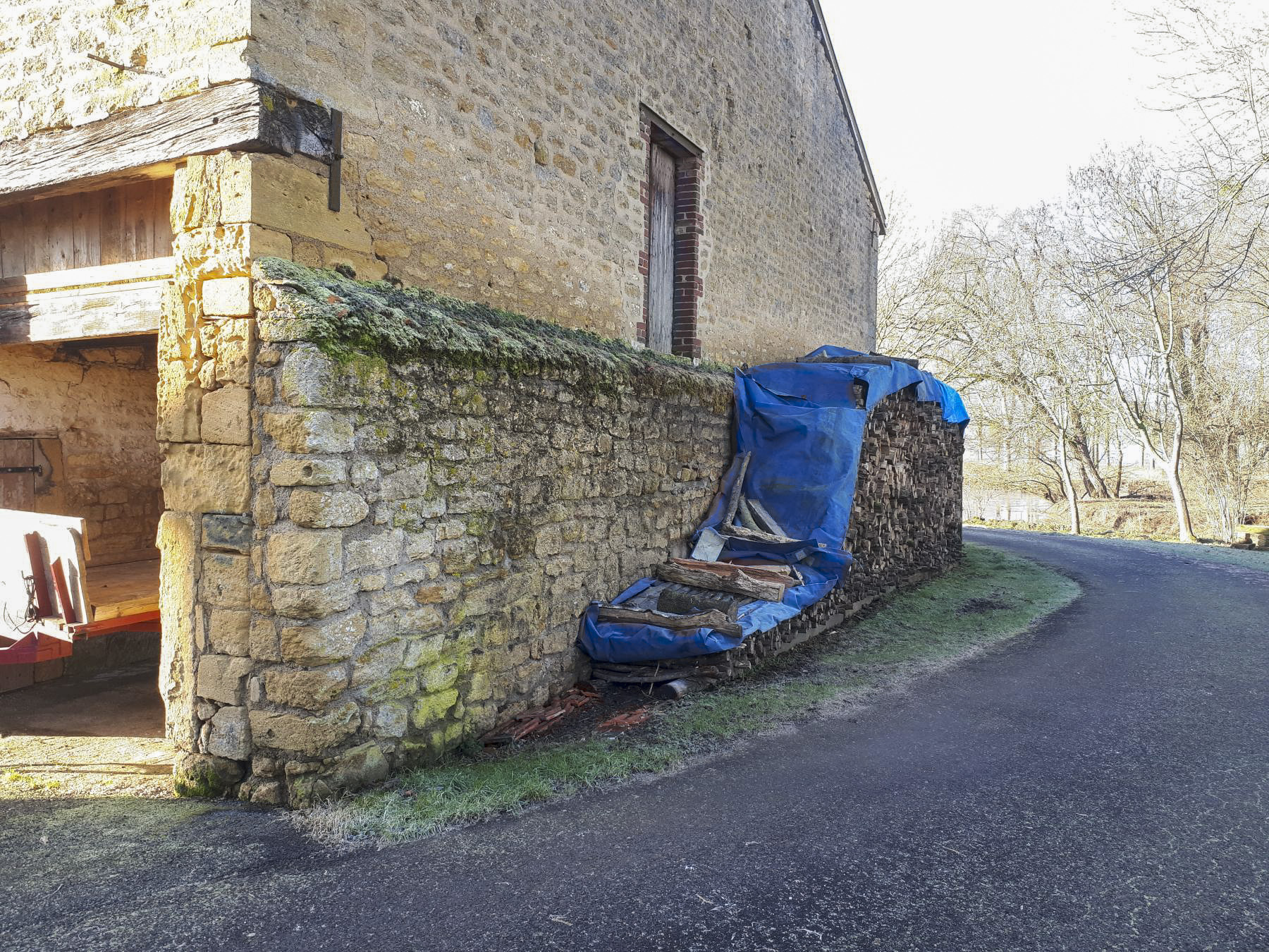 Ligne Maginot - B2 - FERME MALCUIT - (Blockhaus pour arme infanterie) - Blockhaus de droite
Mur de renforcement - Gregory Fuchs