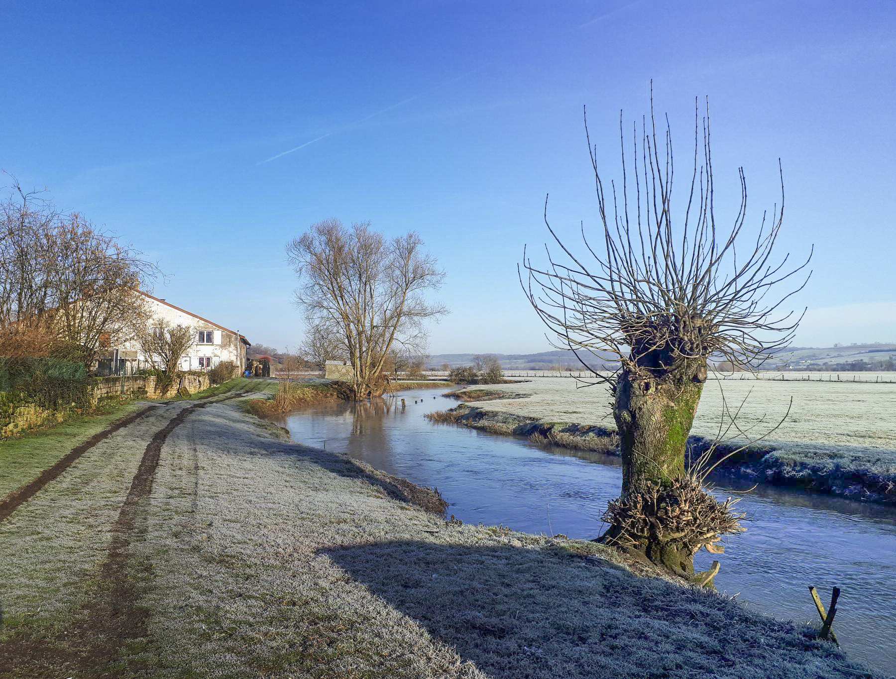 Ligne Maginot - B7 - LA FERTE EST - (Blockhaus pour arme infanterie) - Le canal de dérivation de la Chiers à proximité du blockhaus B7  - Gregory Fuchs