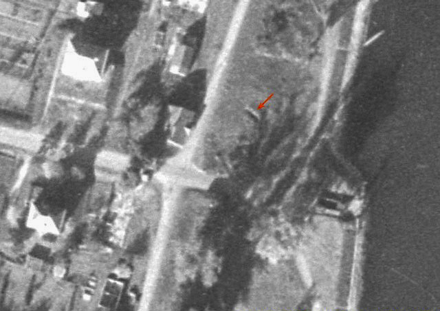 Ligne Maginot - DRUSENHEIM-PONT 3 - (Cuve pour canon) -  - IGN - Géoportail 1947