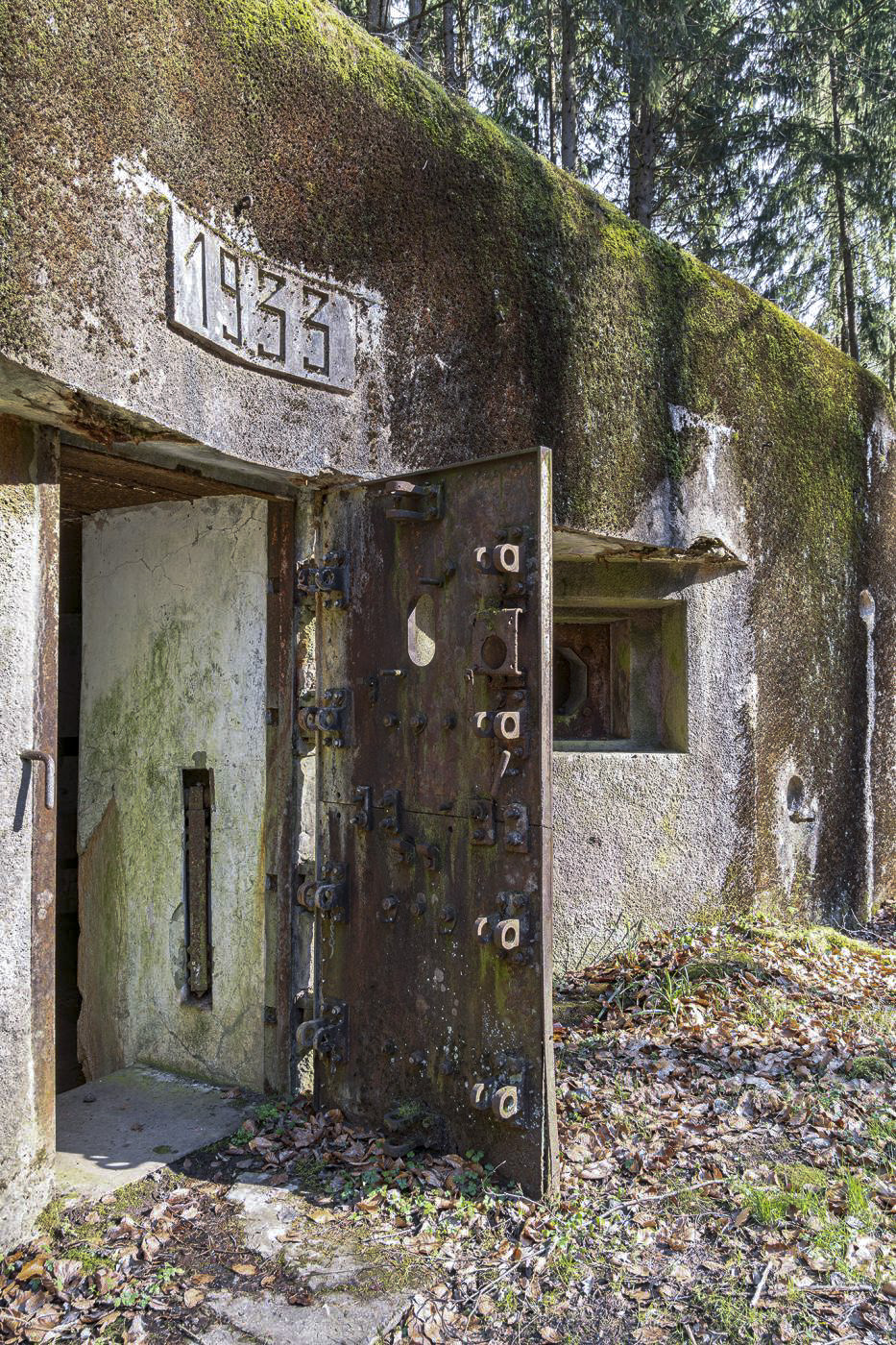 Ligne Maginot - SAEGEMUHLE - (Blockhaus pour arme infanterie) - Porte blindée et caponnière FM est - David Palmer