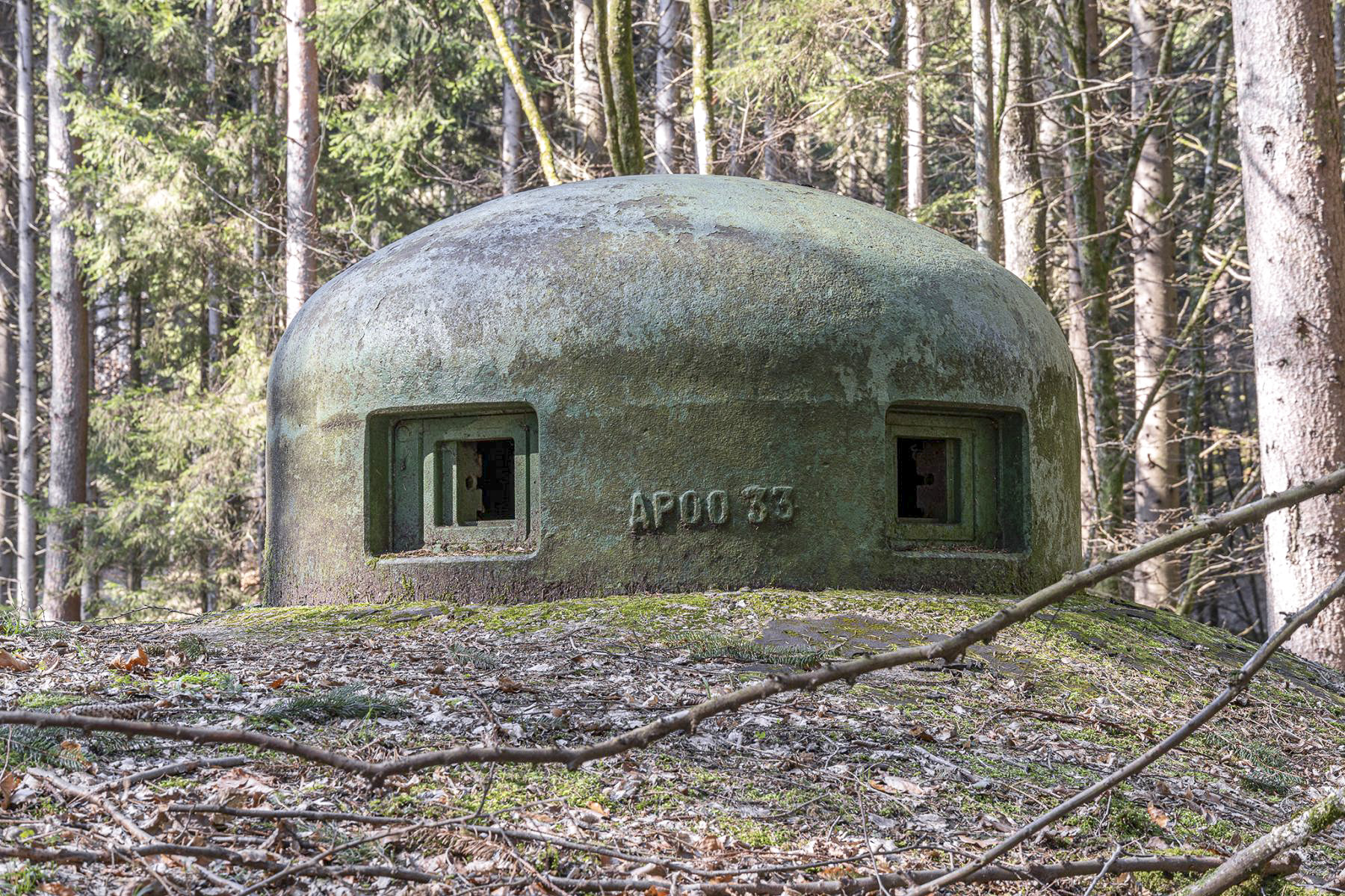 Ligne Maginot - SAEGEMUHLE - (Blockhaus pour arme infanterie) - Cloche GFM - David Palmer