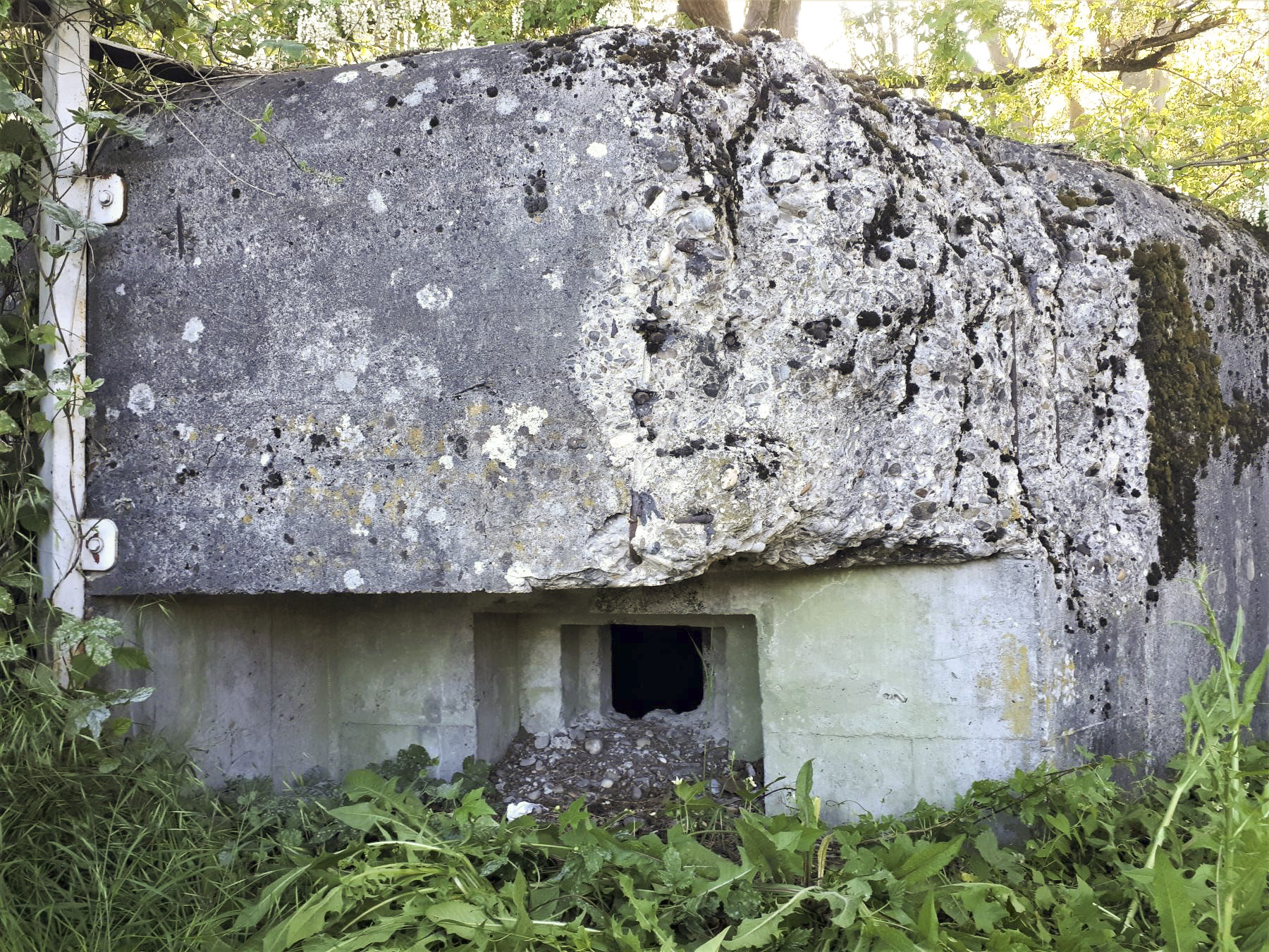 Ligne Maginot - 308C - PORT DU RHIN SUD 36 - (Blockhaus pour arme infanterie) - Détail du créneau Est