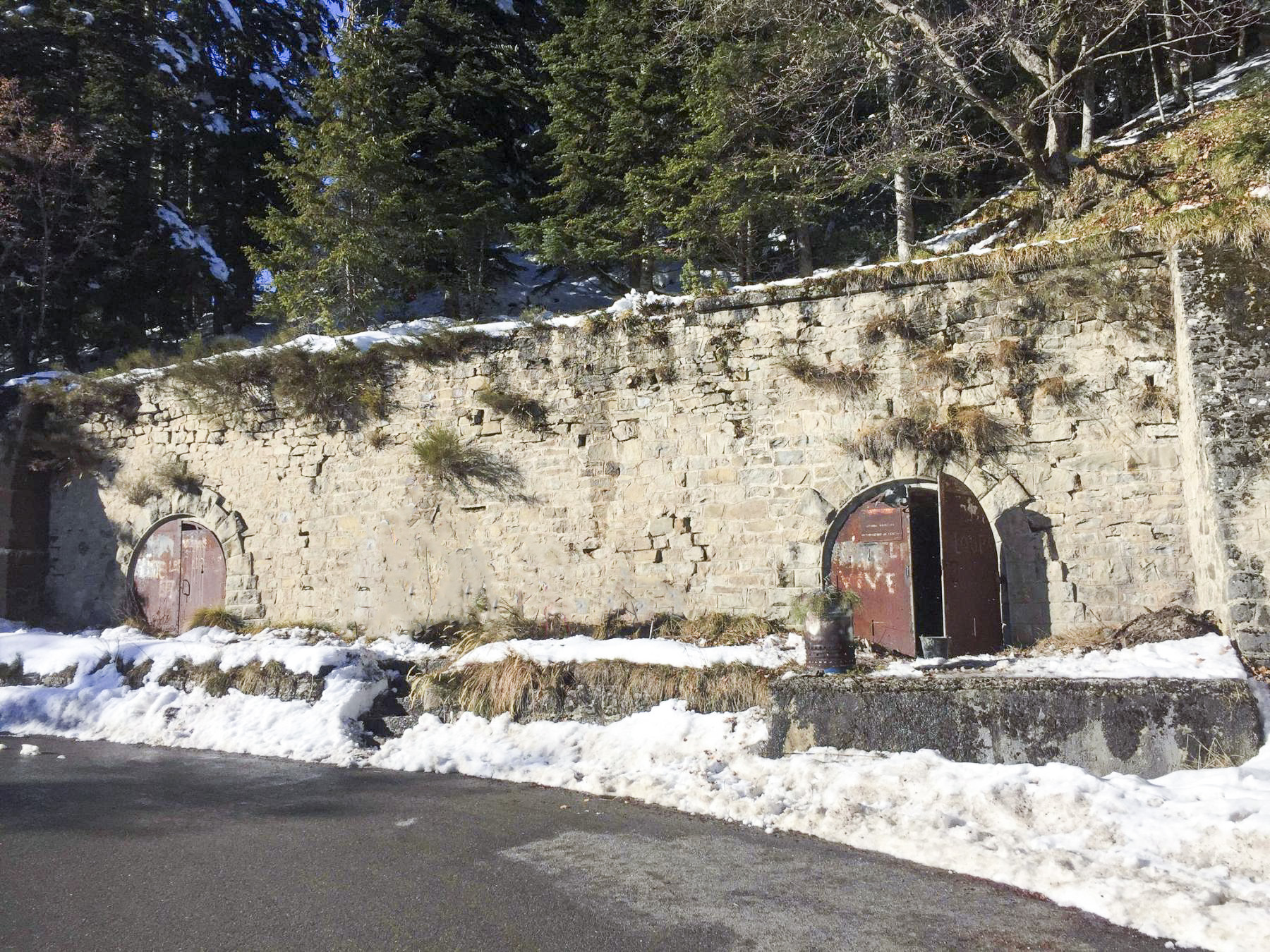 Ligne Maginot - CAMP D'ARGENT - COL DE TURINI - (Dépôt de Munitions) - Les travaux de rénovation qui débutent
Janvier 2021