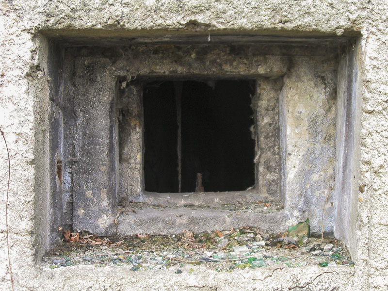 Ligne Maginot - 412G - STAND DE TIR DESAIX - (Blockhaus pour arme infanterie) - Vue des créneaux