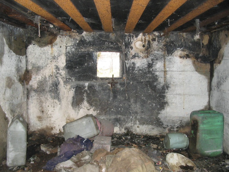 Ligne Maginot - 412G - STAND DE TIR DESAIX - (Blockhaus pour arme infanterie) - Vue des créneaux