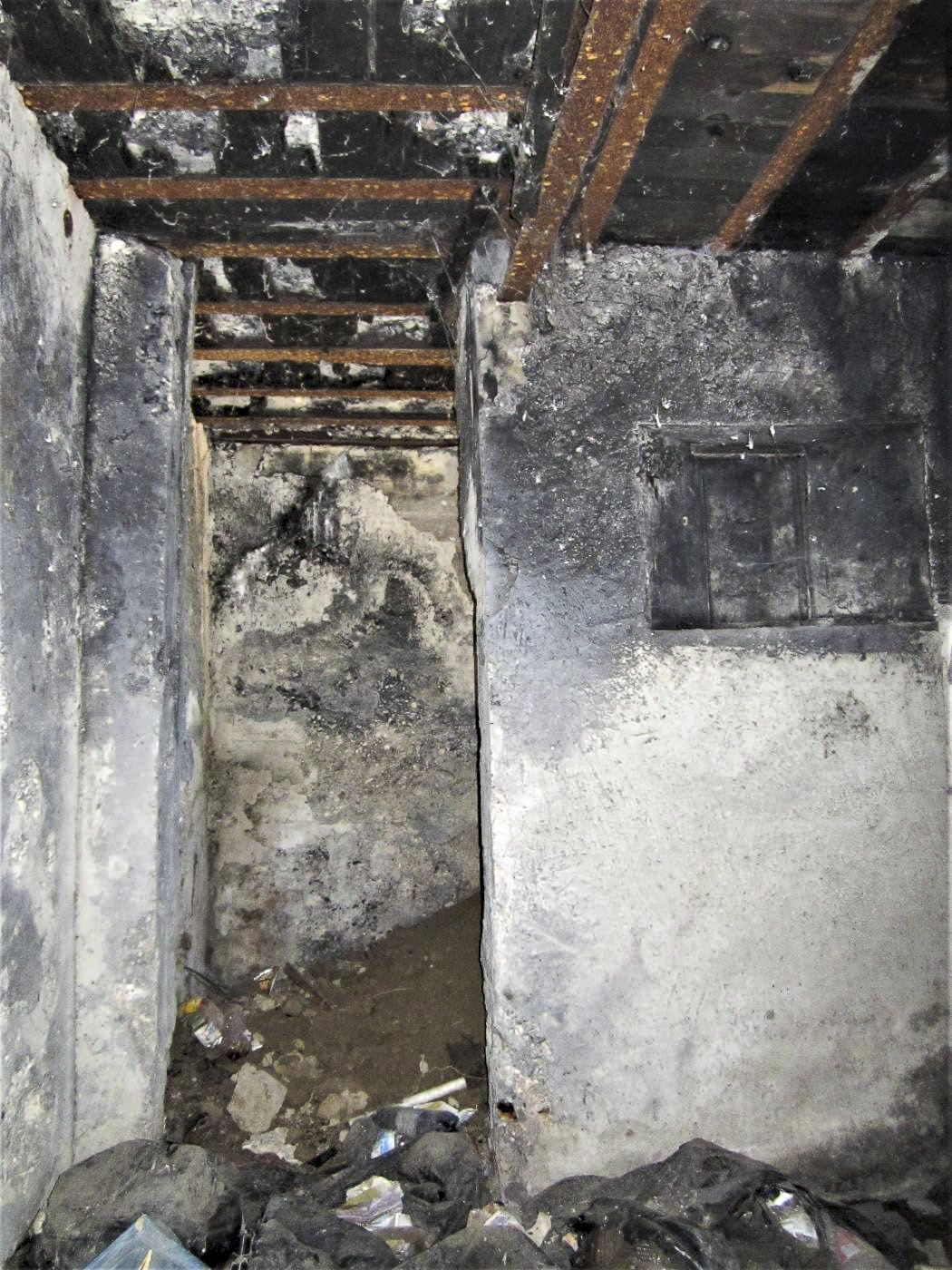 Ligne Maginot - 415 - RIEBEL - (Casemate d'infanterie) - L'entrée en chicane donnant dans un premier local - Les Gardiens du Rhin