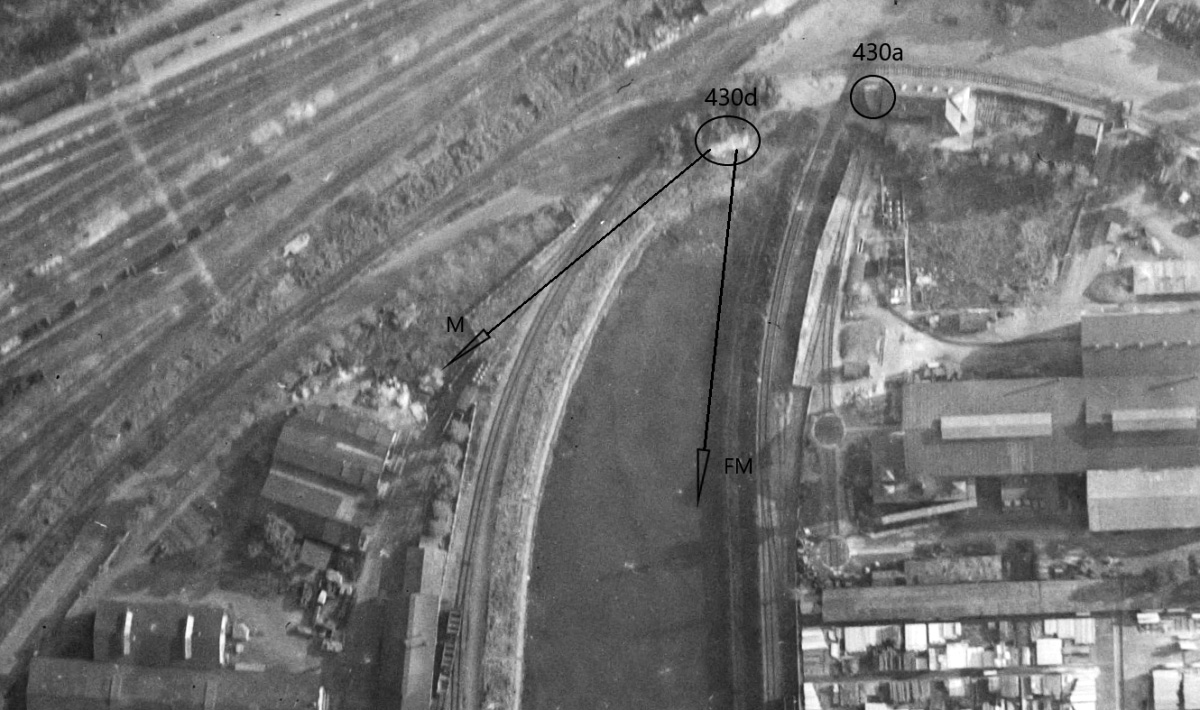 Ligne Maginot - 430D - PORT DU RHIN CENTRE 8 - (Blockhaus pour arme infanterie) -  - IGN - Géoportail 1947