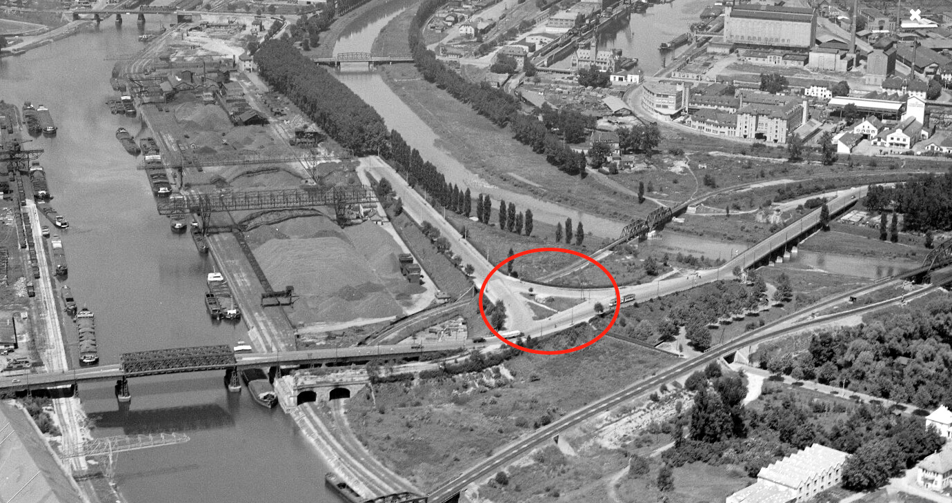 Ligne Maginot - 440C - PONT VAUBAN - (Blockhaus pour canon) -  - IGN - Géoportail 1949