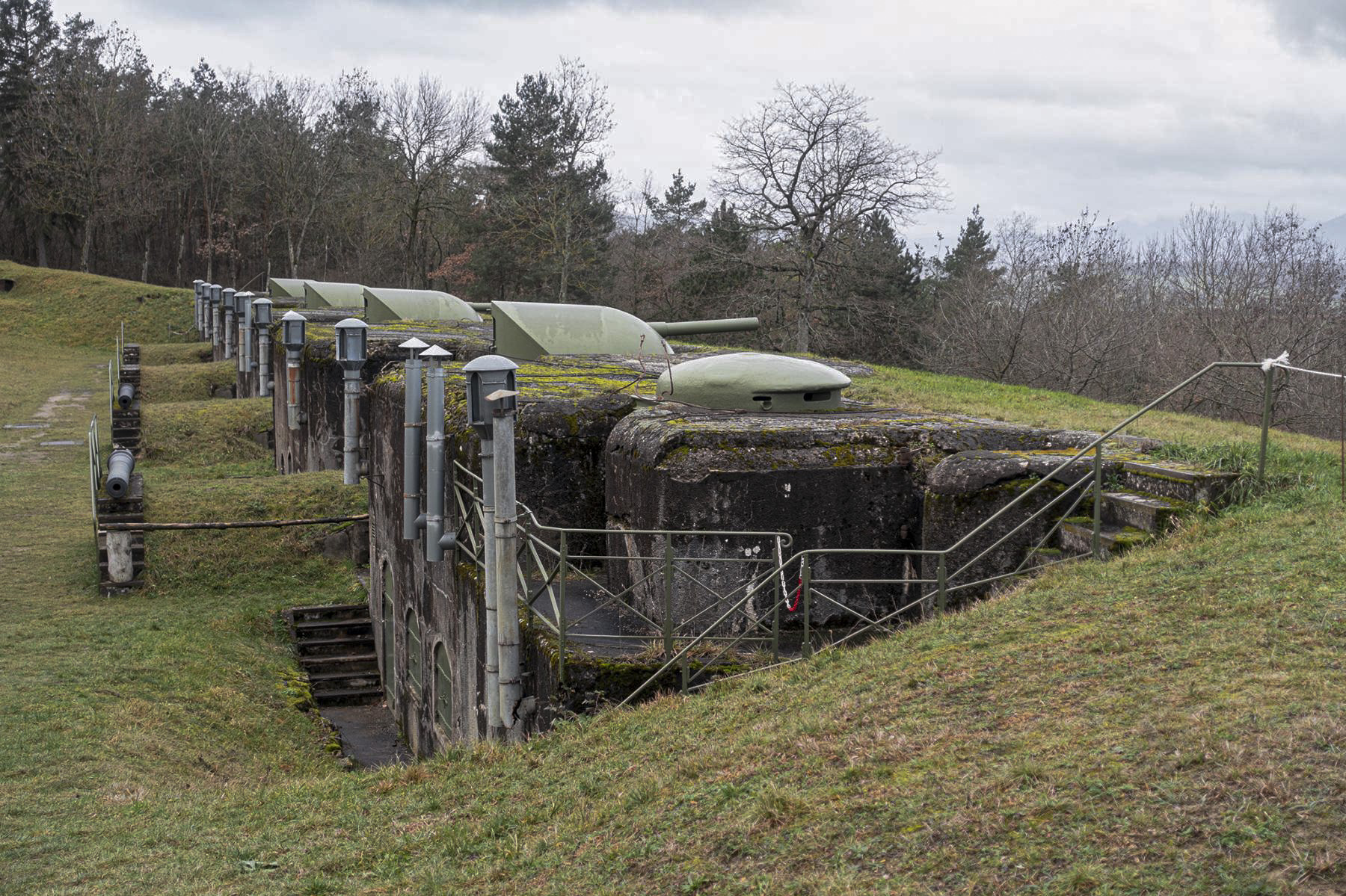 Ligne Maginot - FORT DE MUTZIG - (Ouvrage d'artillerie) - Batterie N°1 (10cm) - David Palmer