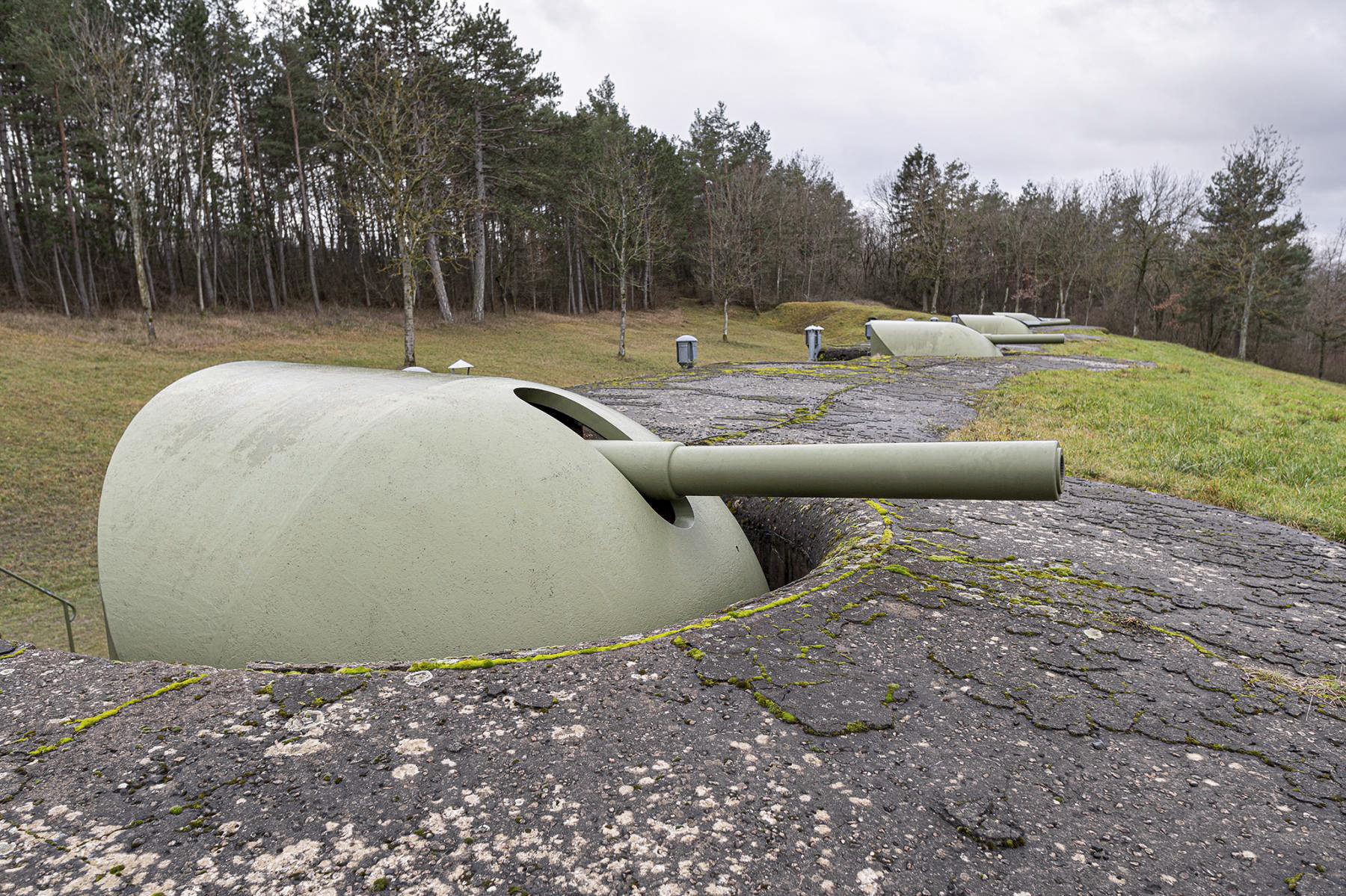 Ligne Maginot - FORT DE MUTZIG - (Ouvrage d'artillerie) - Batterie N°1 (canon de 10cm Nr. 5 Friedrich Krupp Essen 1898) - David Palmer