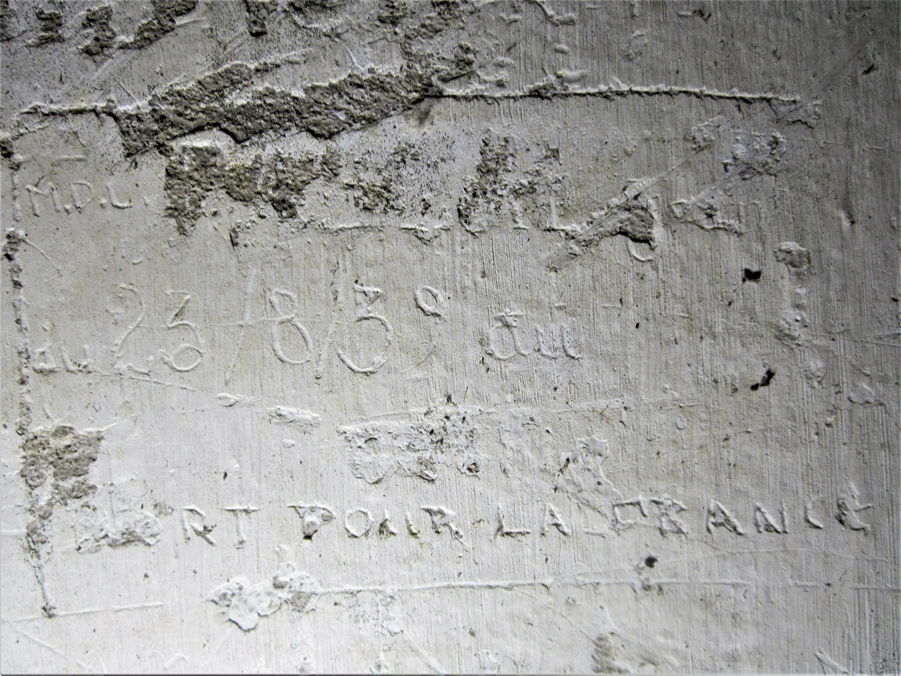 Ligne Maginot - BATTERIE DES PAYSANS - (Cuve pour canon) - M.D.L ...
du 23/08/39 au ...
Mort pour la France