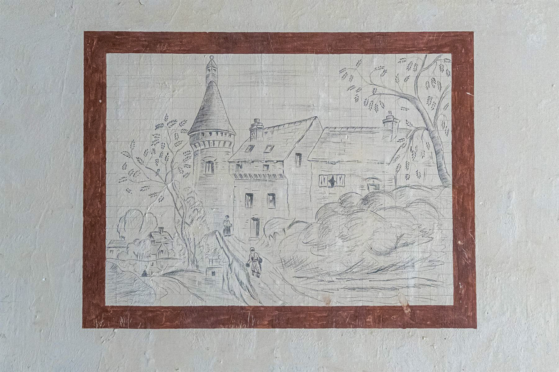 Ligne Maginot - LEMBACH - (Camp de sureté) - Peinture murale - David Palmer