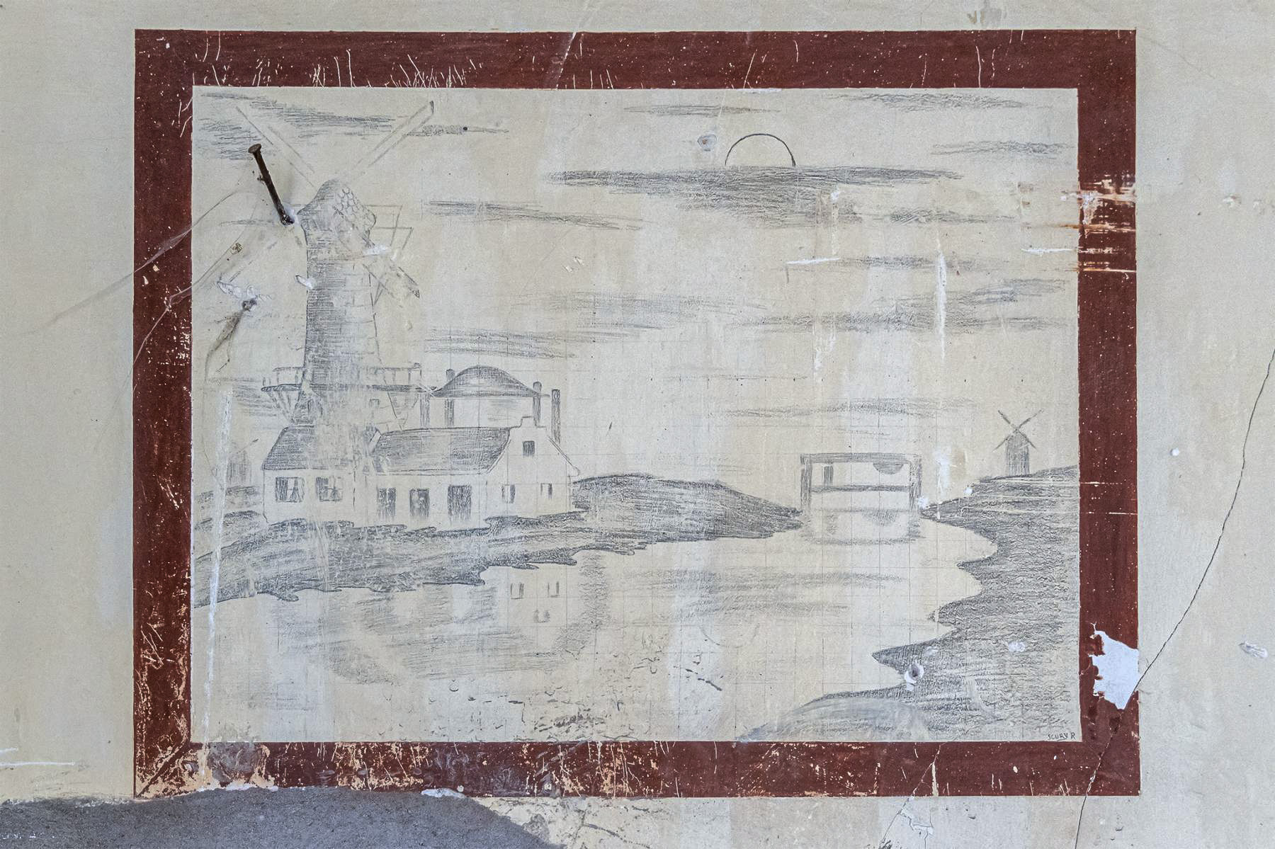 Ligne Maginot - LEMBACH - (Camp de sureté) - Peinture murale - David Palmer